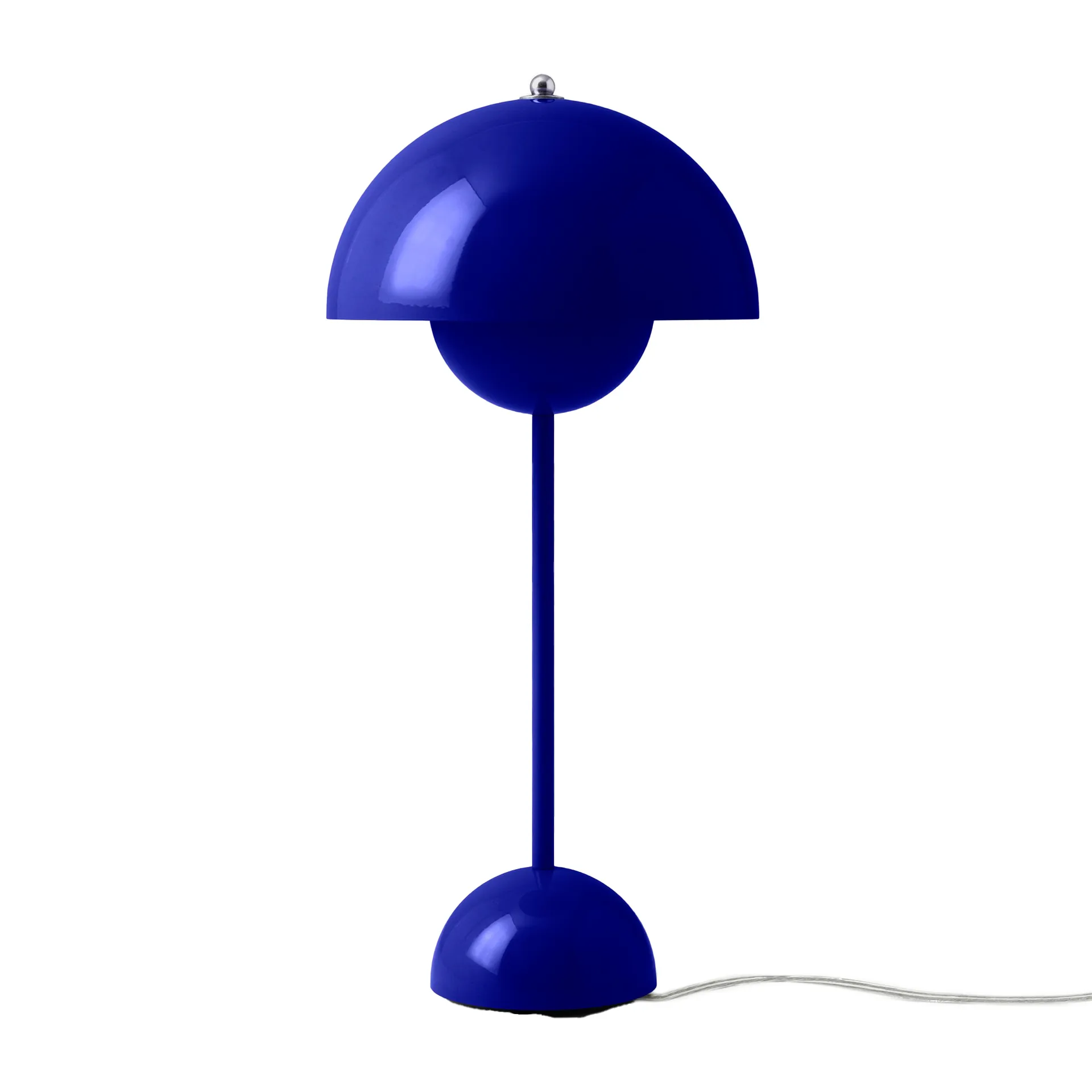 Lampe de table FlowerPot VP3, Cobalt blue &Tradition