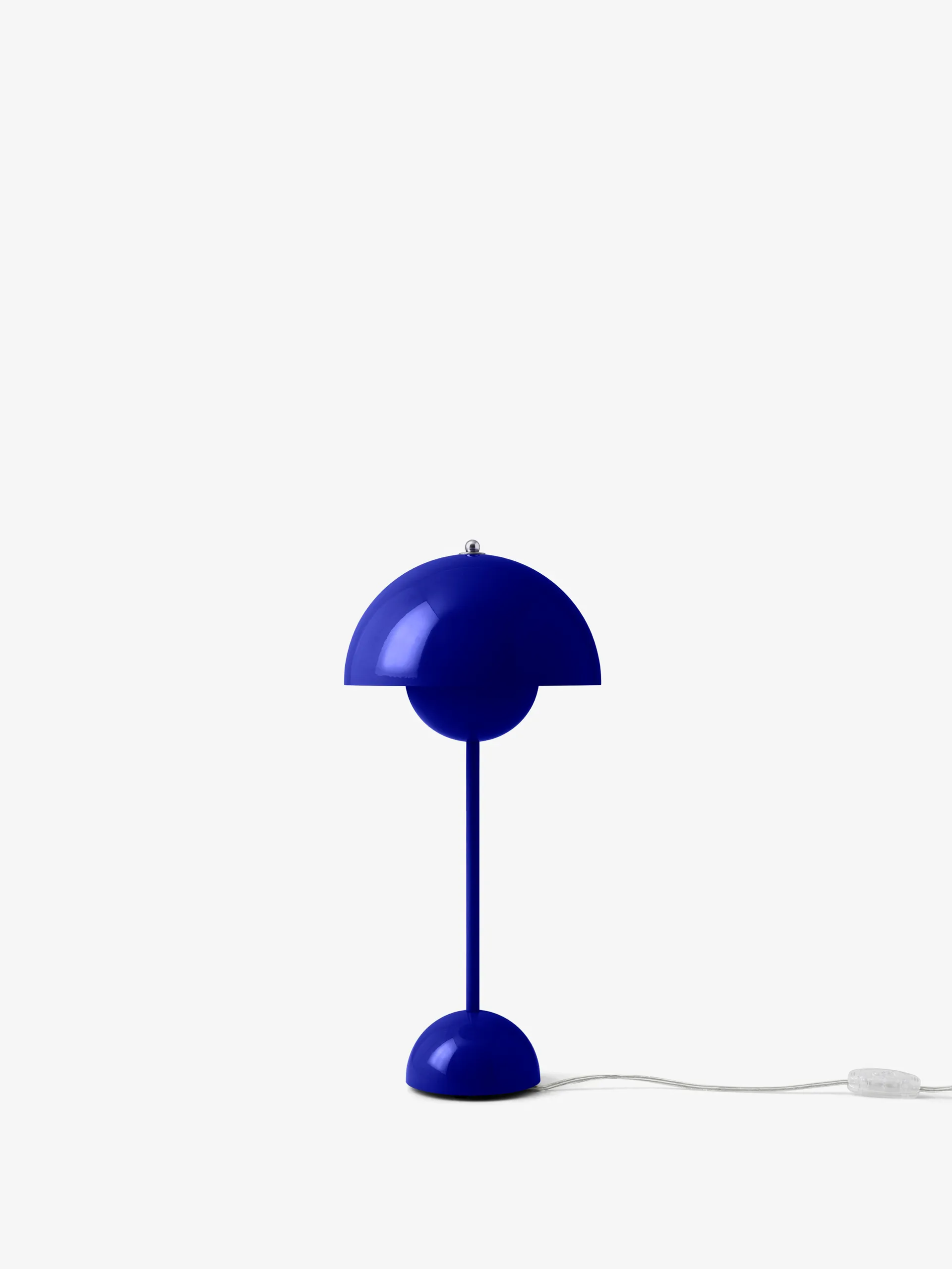 Lampe de table FlowerPot VP3, Cobalt blue &Tradition