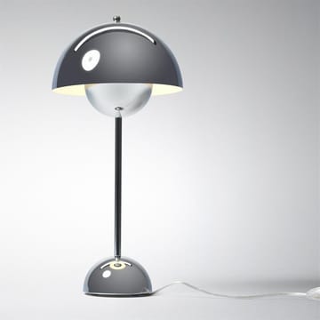 Lampe de table FlowerPot VP3 - gris métallique - &Tradition