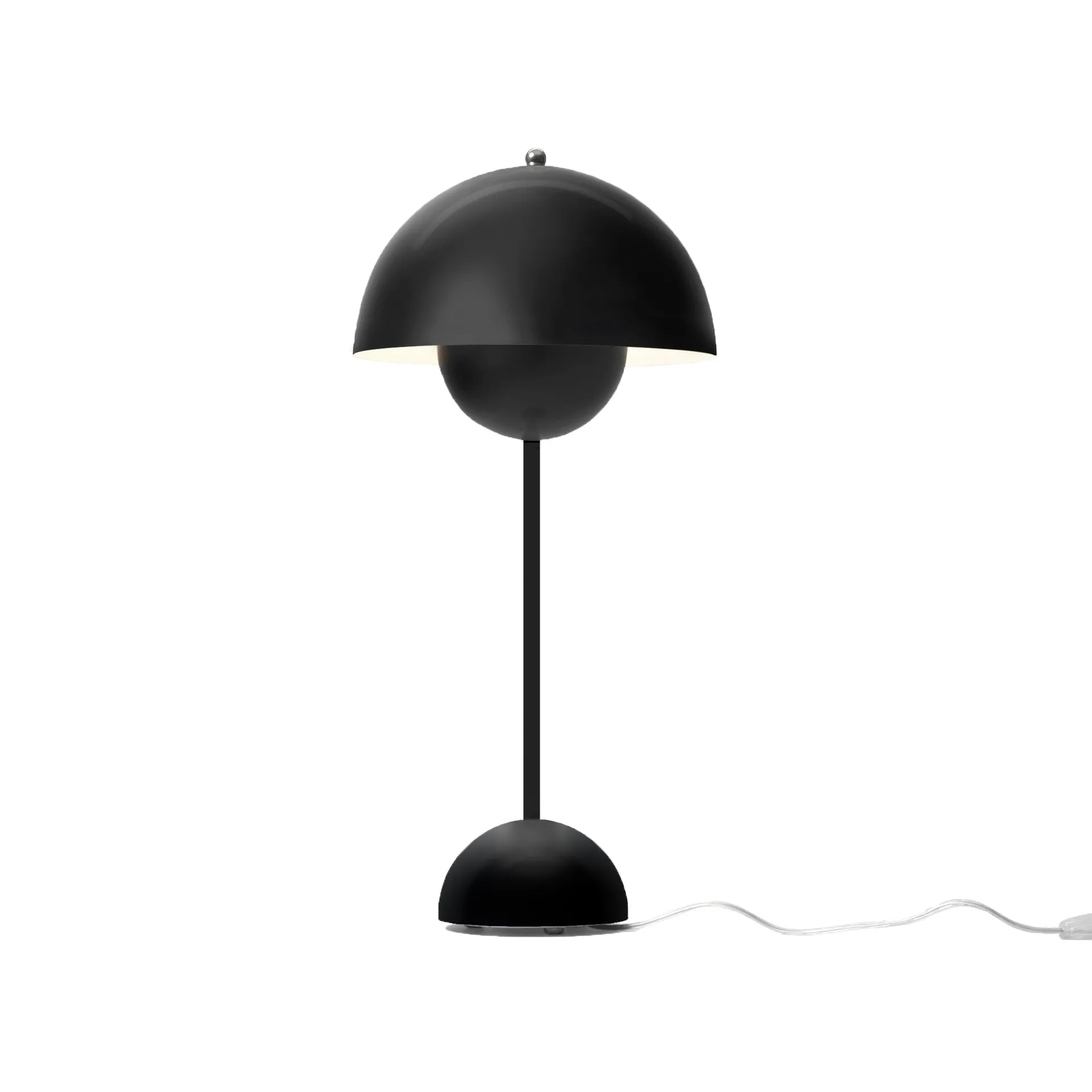 Lampe de table FlowerPot VP3, noir mate &Tradition