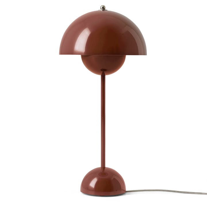 Lampe de table FlowerPot VP3 - Rouge-marron - &Tradition