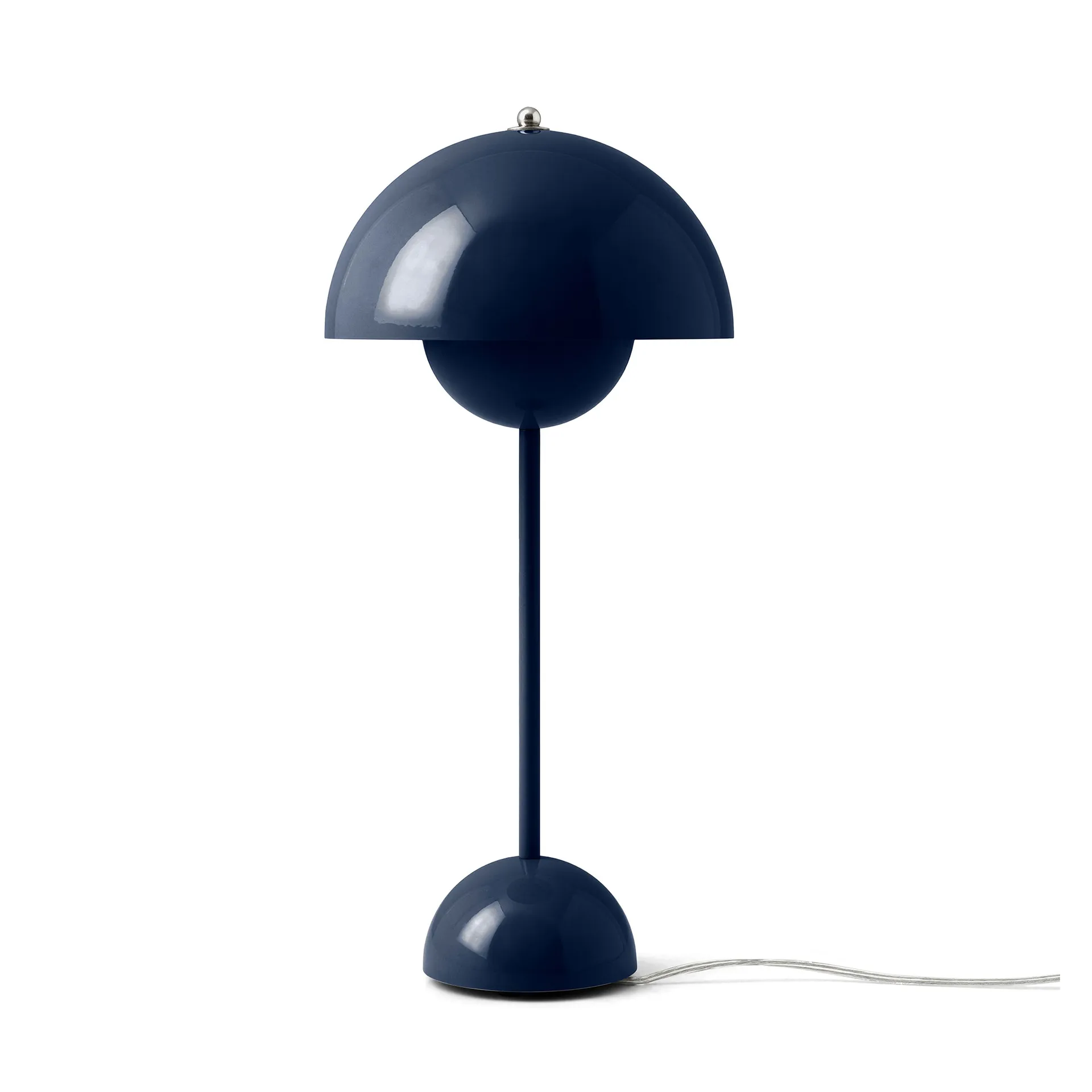 Lampe de table FlowerPot VP3, Steel blue &Tradition