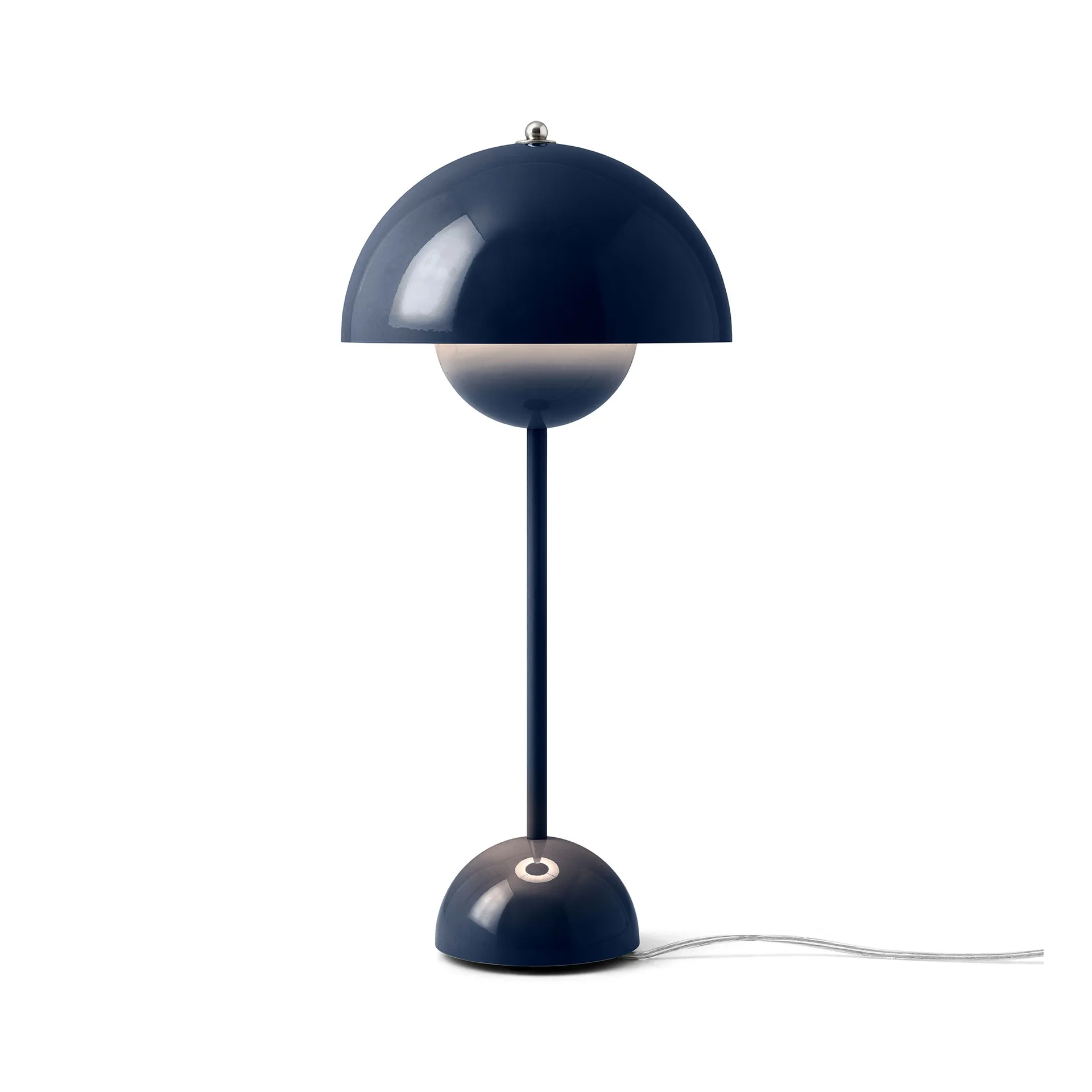 Lampe de table FlowerPot VP3, Steel blue &Tradition