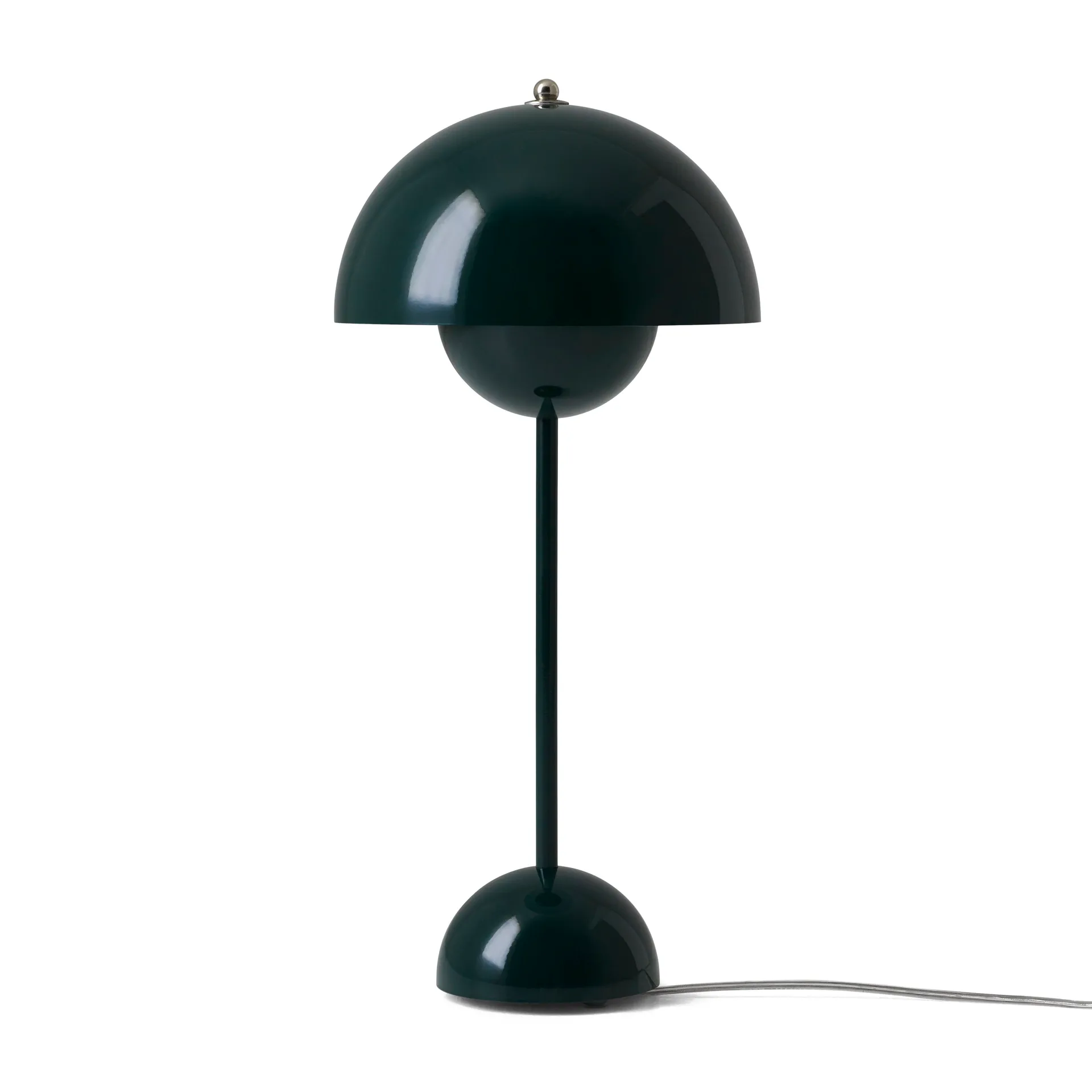 Lampe de table FlowerPot VP3, vert foncé &Tradition