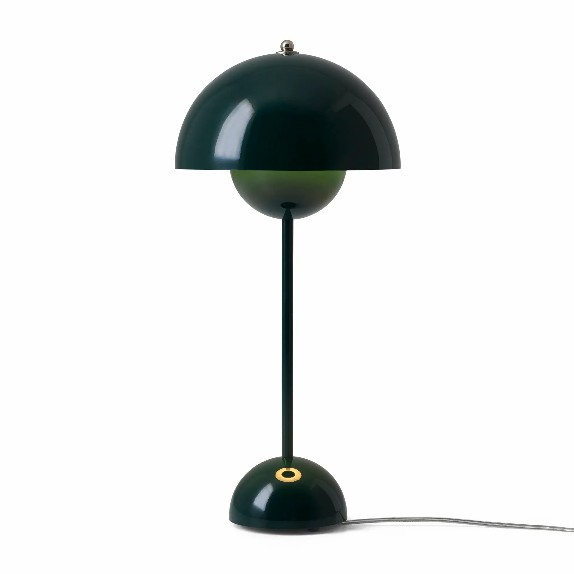 Lampe de table FlowerPot VP3, vert foncé &Tradition