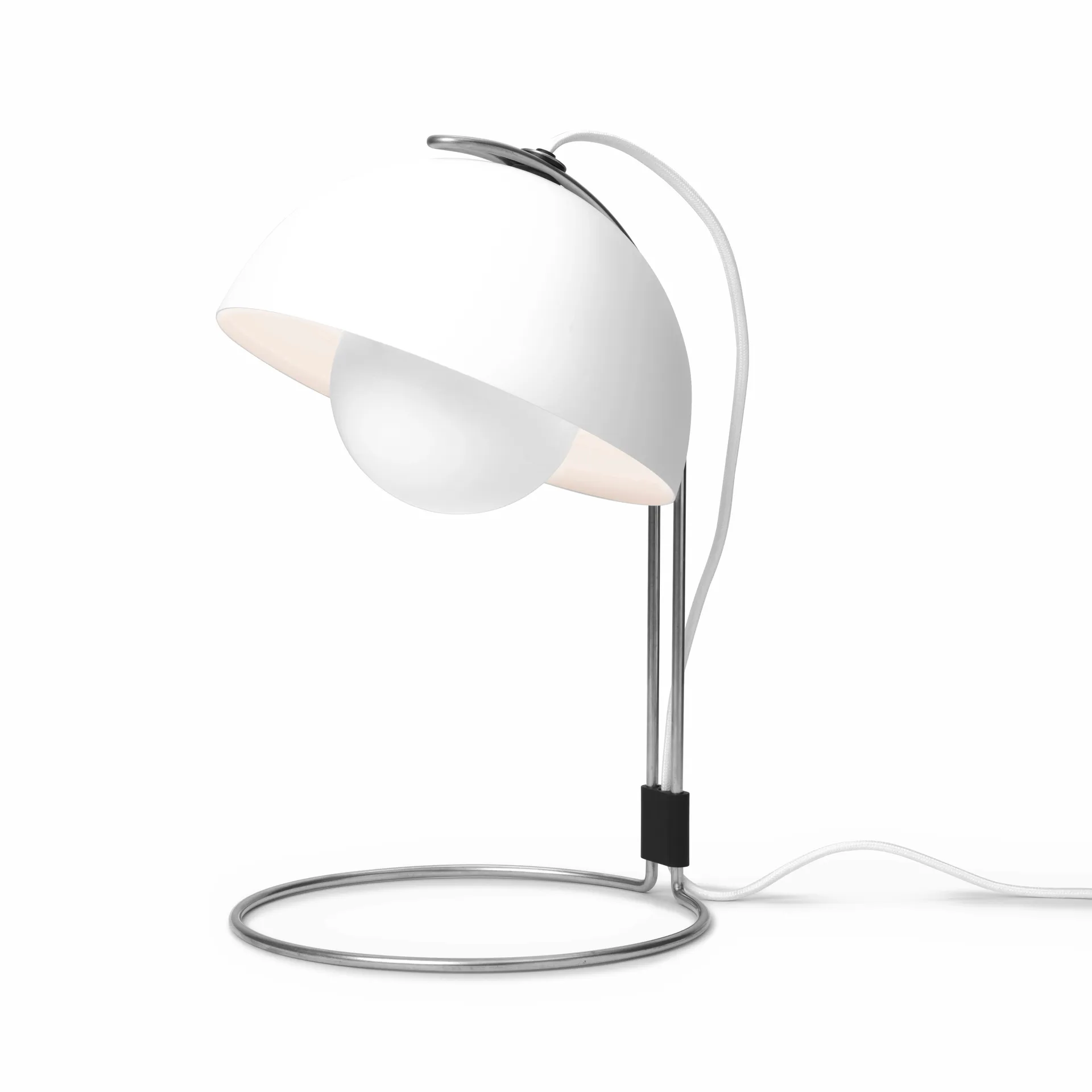 Lampe de table FlowerPot VP4, blanc mat &Tradition