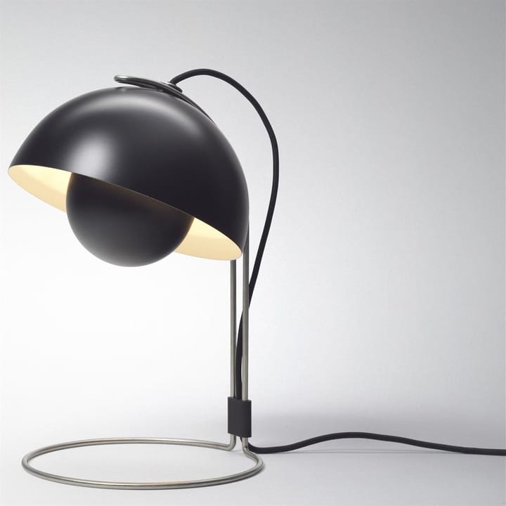 Lampe de table FlowerPot VP4, noir mat &Tradition