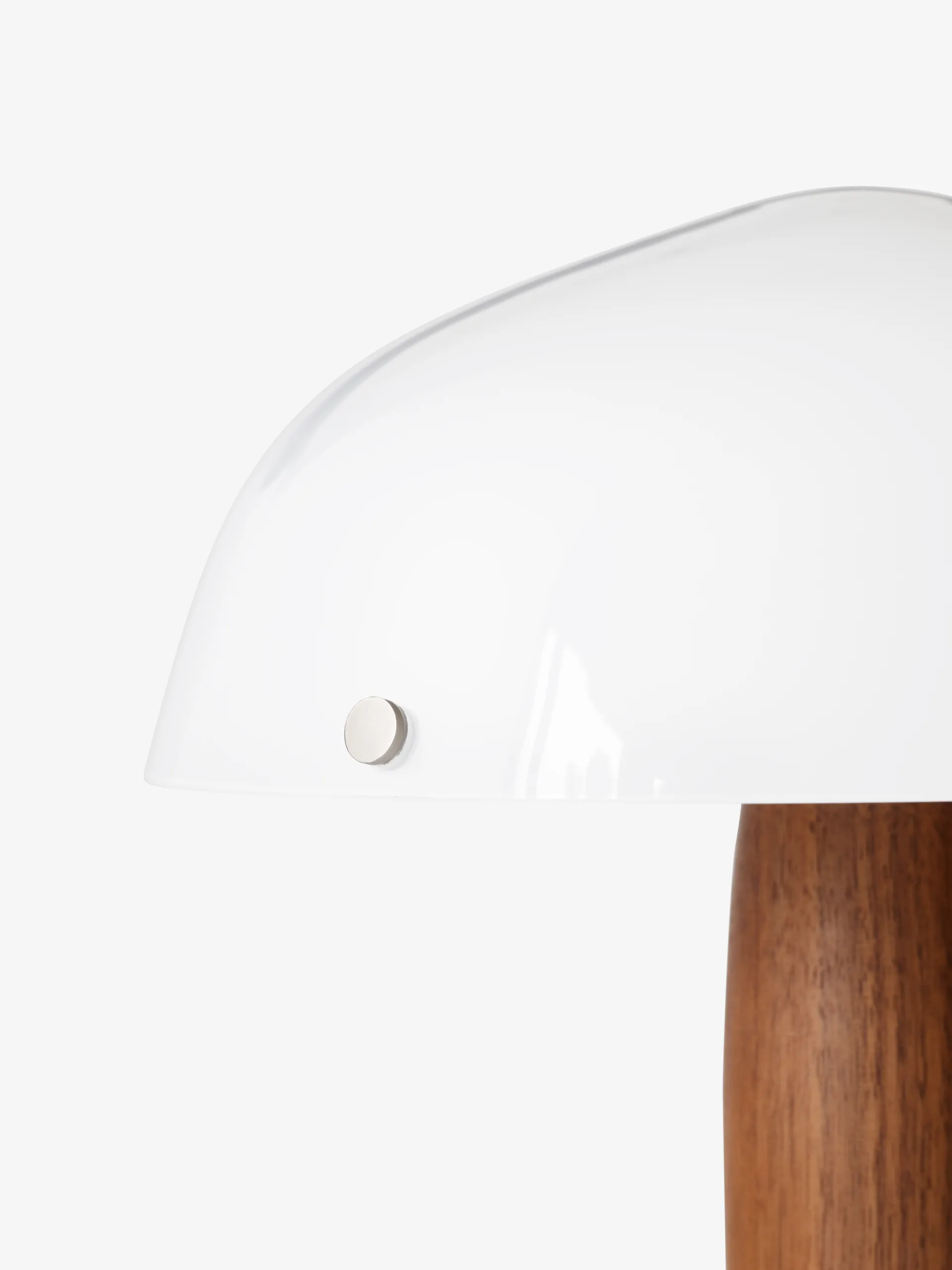 Lampe de table Herman SHY3, noix et marbre crème, cordon textile &Tradition
