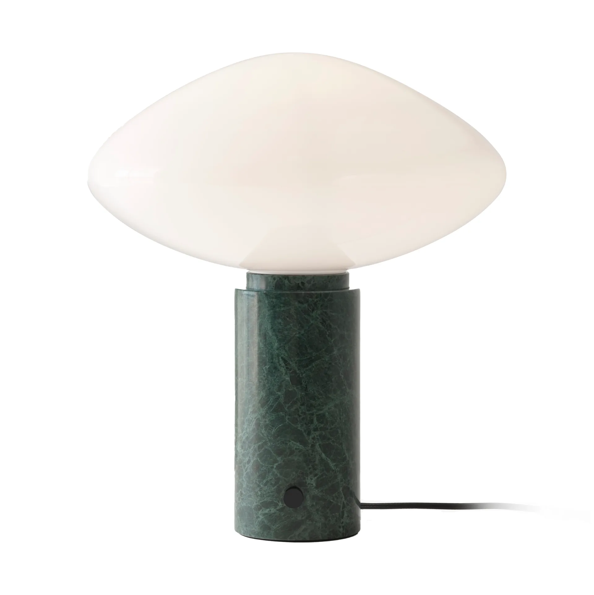 Lampe de table Mist AP17 Ø37 cm, Matt White & Guatemala Verde &Tradition