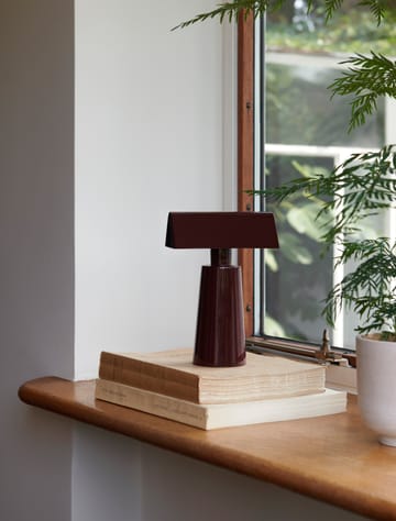 Lampe de table portable Caret MF1 - Dark burgundy - &Tradition