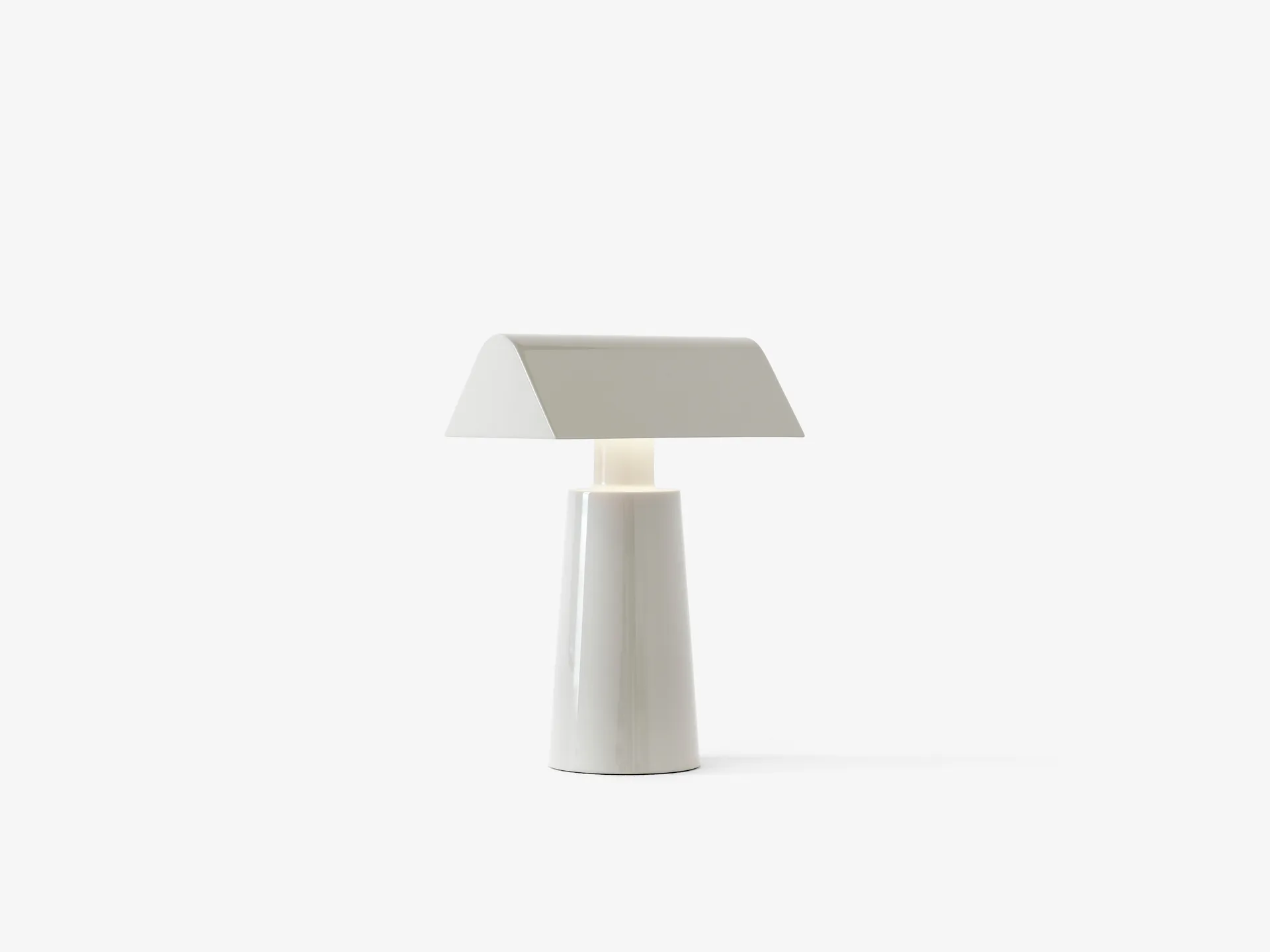 Lampe de table portable Caret MF1, Silk grey &Tradition