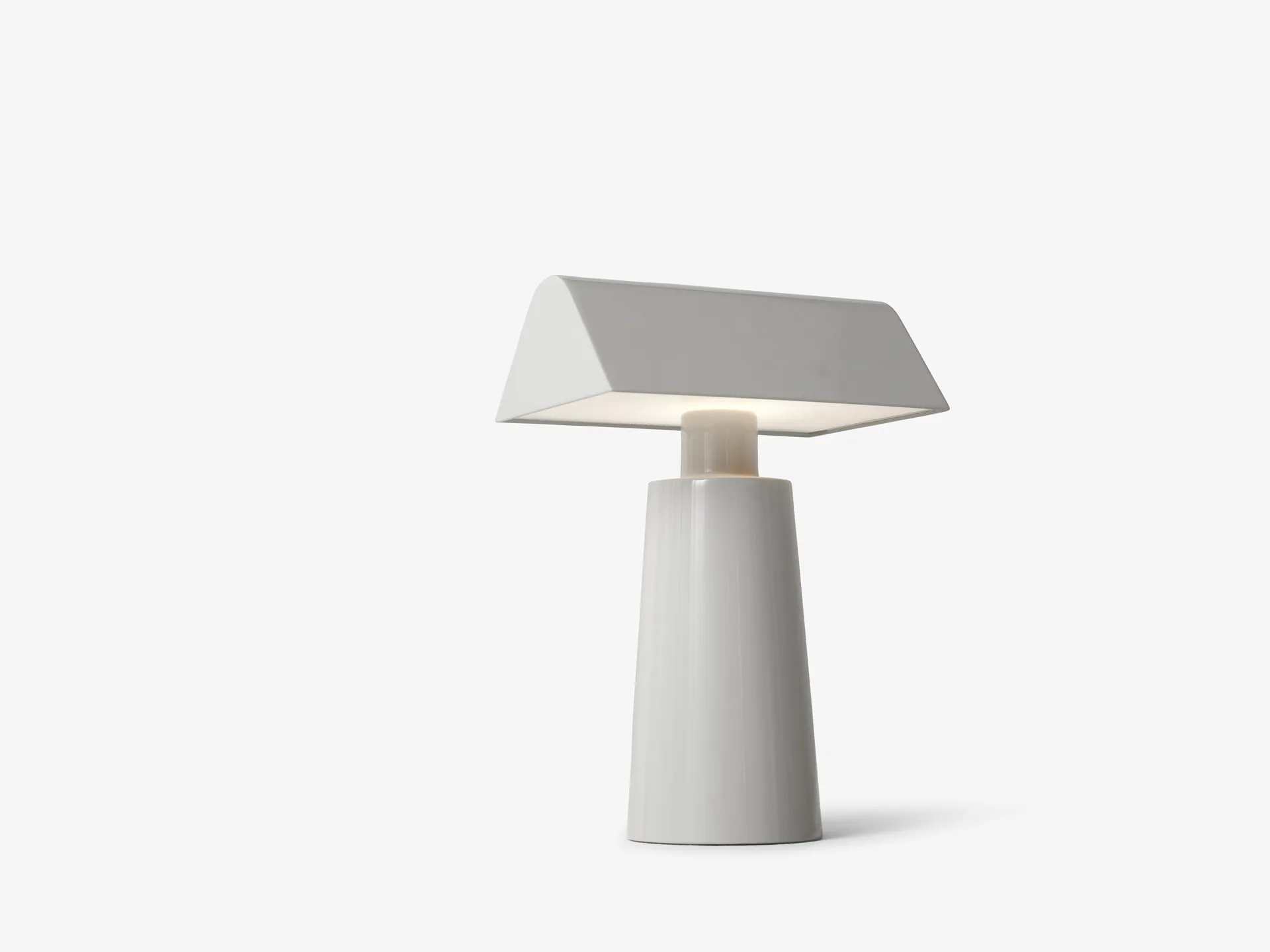 Lampe de table portable Caret MF1, Silk grey &Tradition