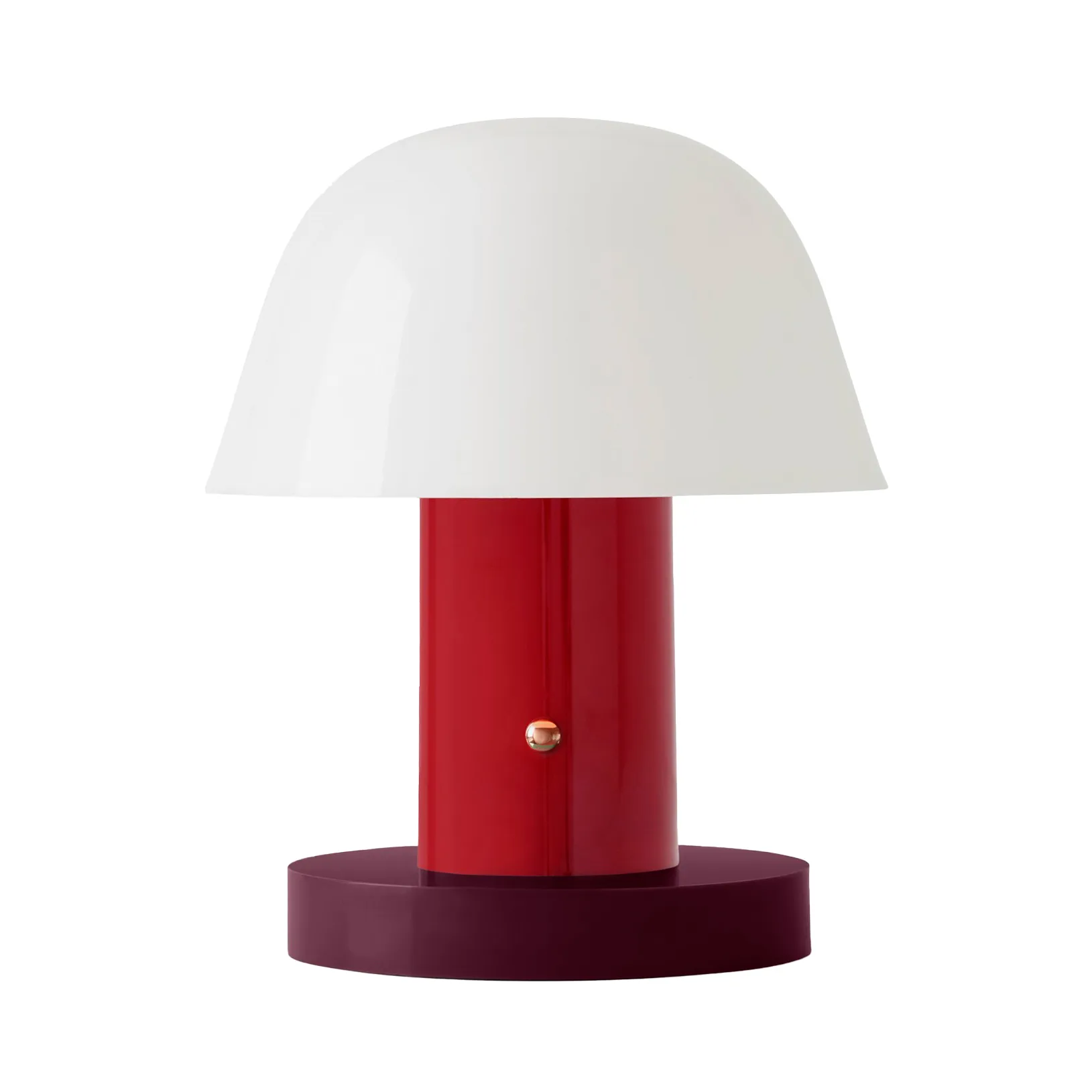 Lampe de table Setago JH27, Maroon-grape &Tradition