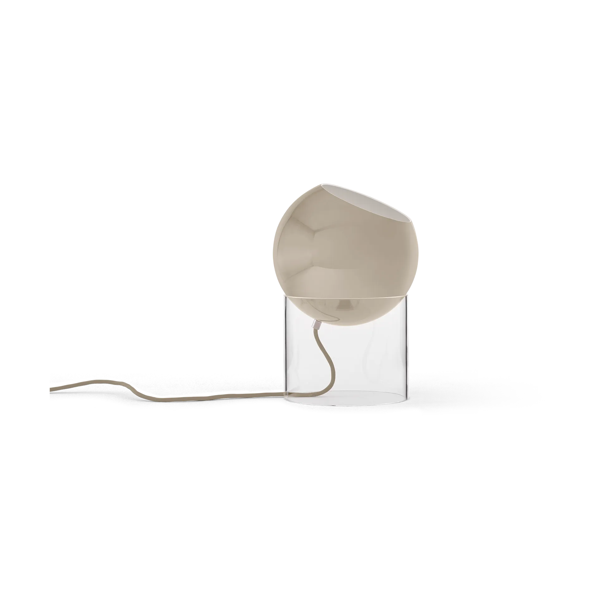 Lampe de table Topan VP13 31,5 cm, Clear-grey beige &Tradition