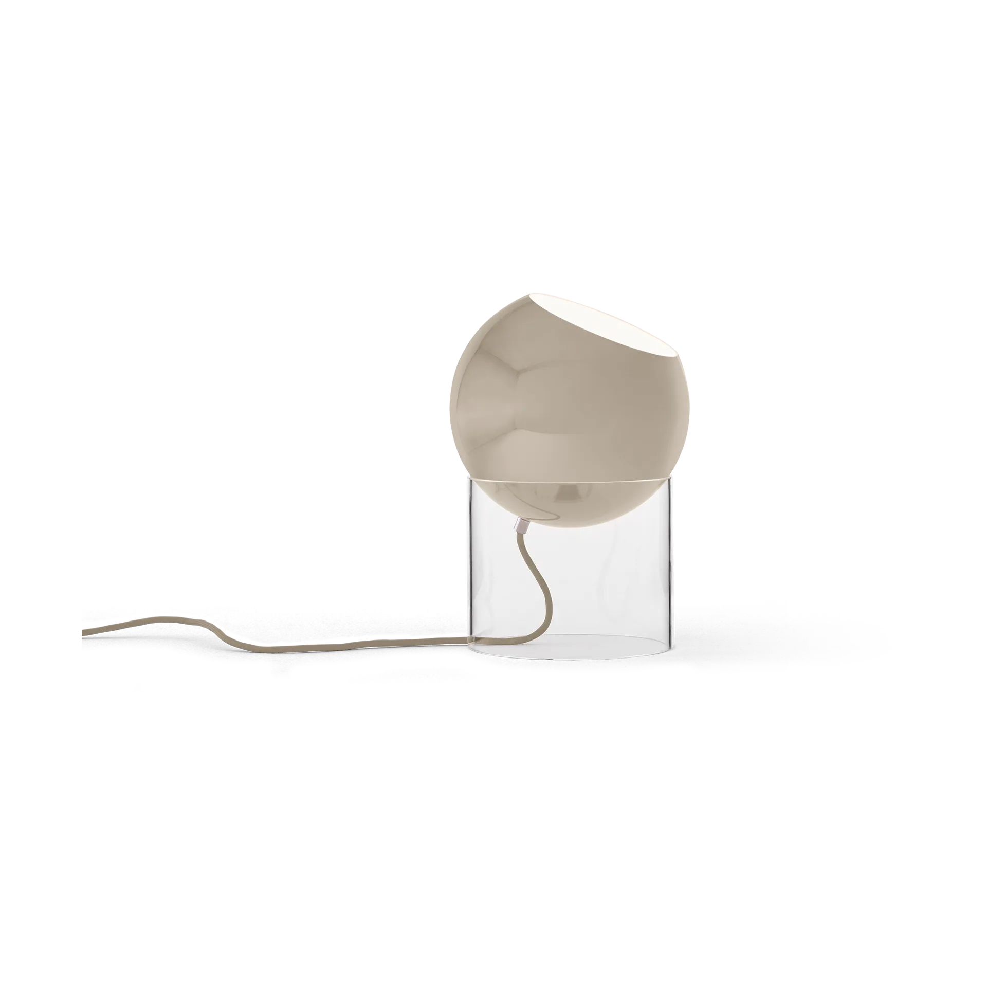 Lampe de table Topan VP13 31,5 cm, Clear-grey beige &Tradition