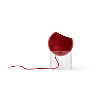 Lampe de table Topan VP13 31,5 cm - Clear-vermilion red - &Tradition