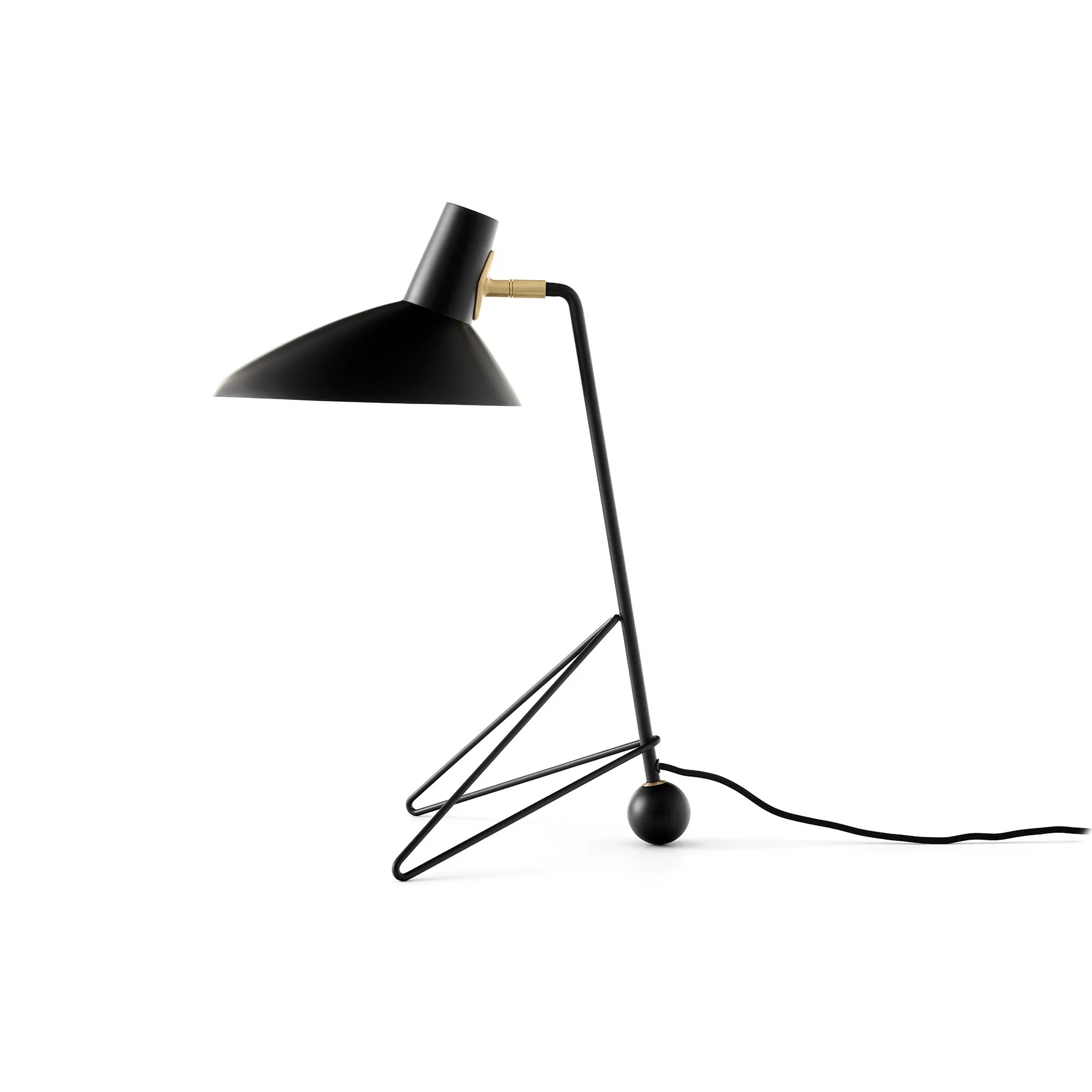 Lampe de table Tripod HM9 45 cm, Matt black &Tradition