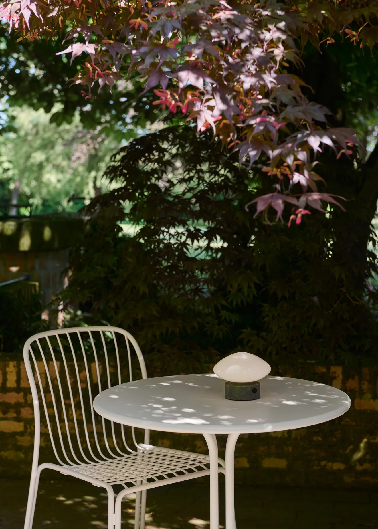 Lampe portable Mist AP21 12 cm, Grigio Caldo-opal glass &Tradition