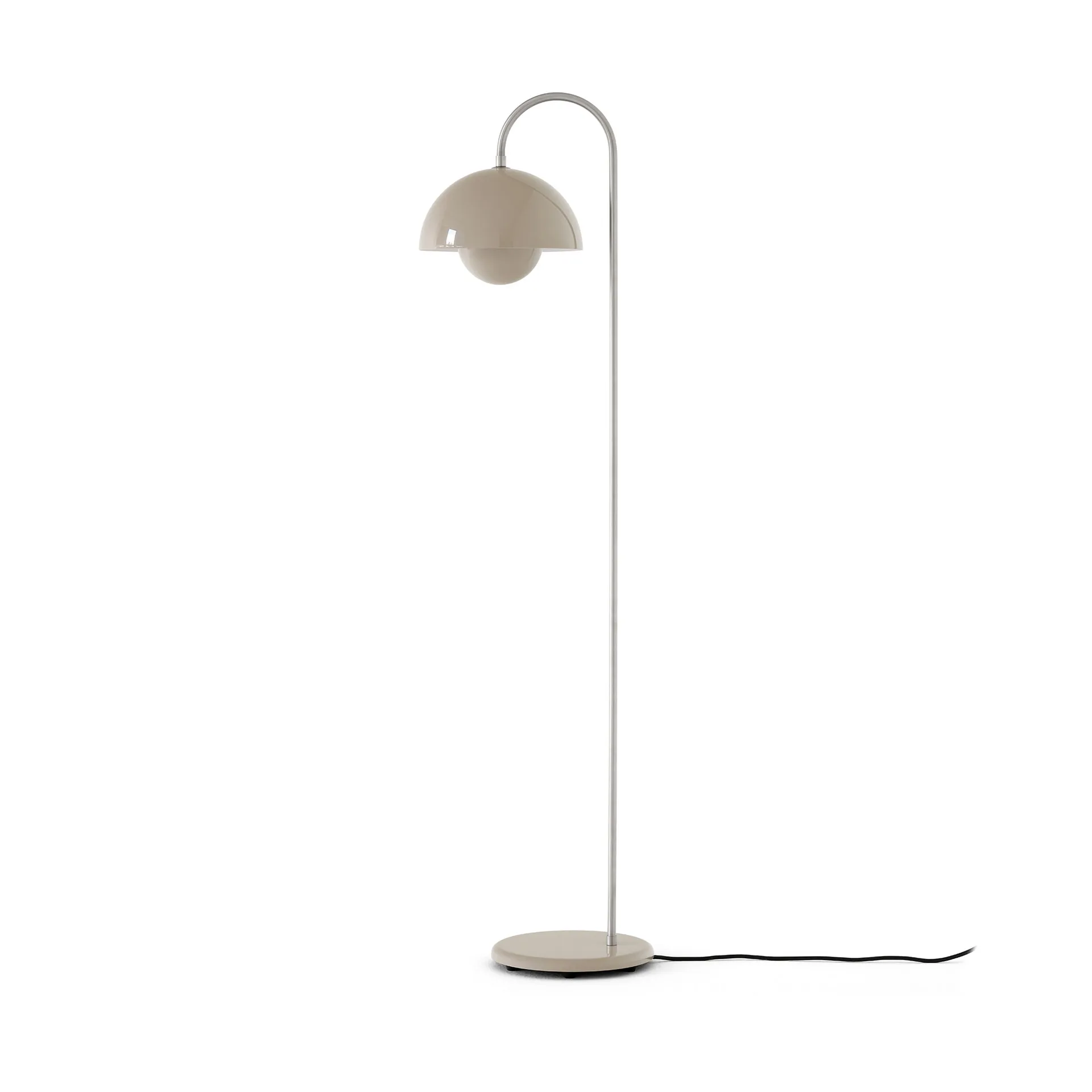 Lampe sur pied Flowerpot VP12, Grey beige &Tradition