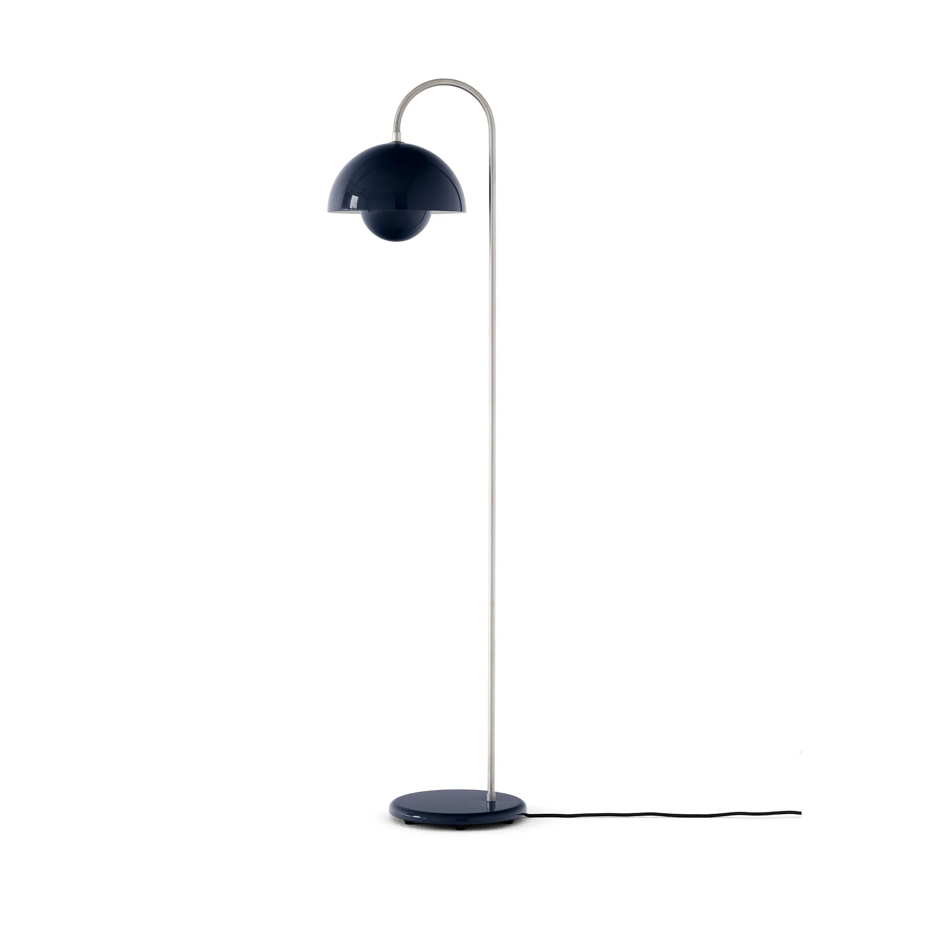 Lampe sur pied Flowerpot VP12, Steel blue &Tradition