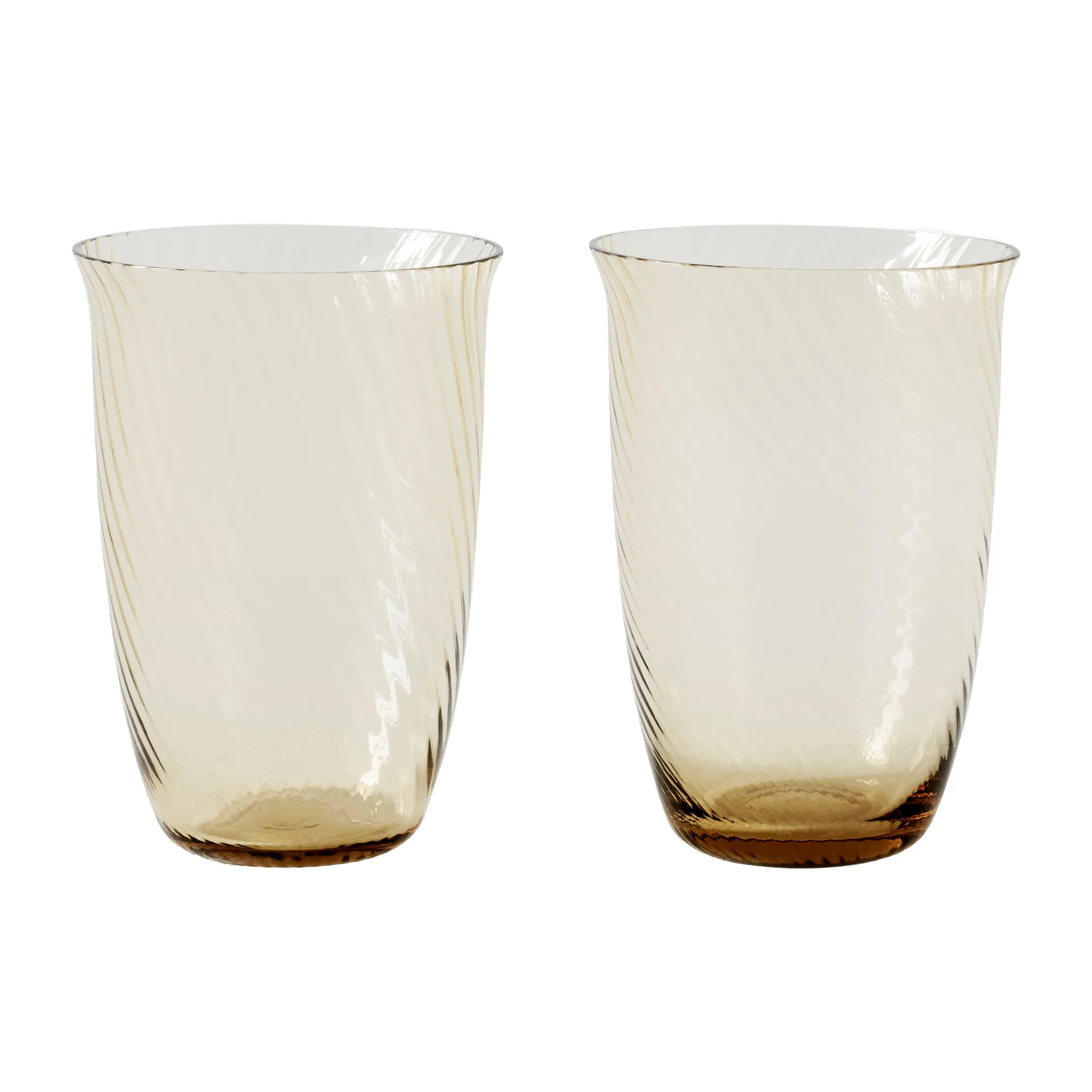 Lot de 2 verres à eau Collect SC61, Amber &Tradition