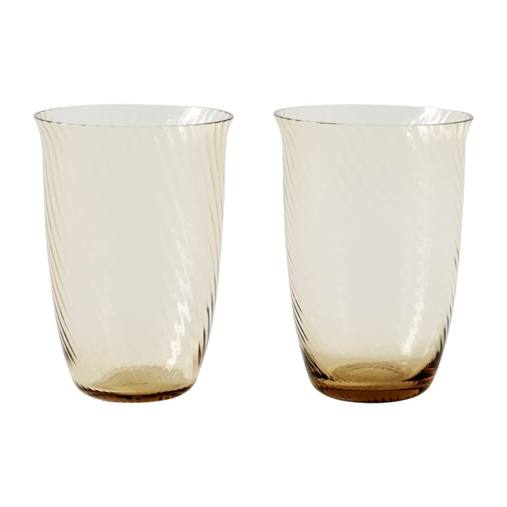 Lot de 2 verres à eau Collect SC61 - Amber - &Tradition