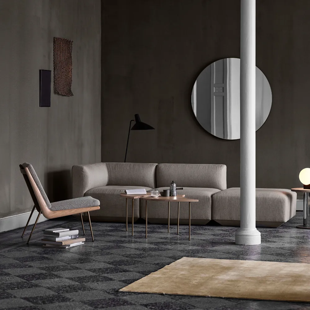 Miroir Amore SC49, bronzed brass &Tradition