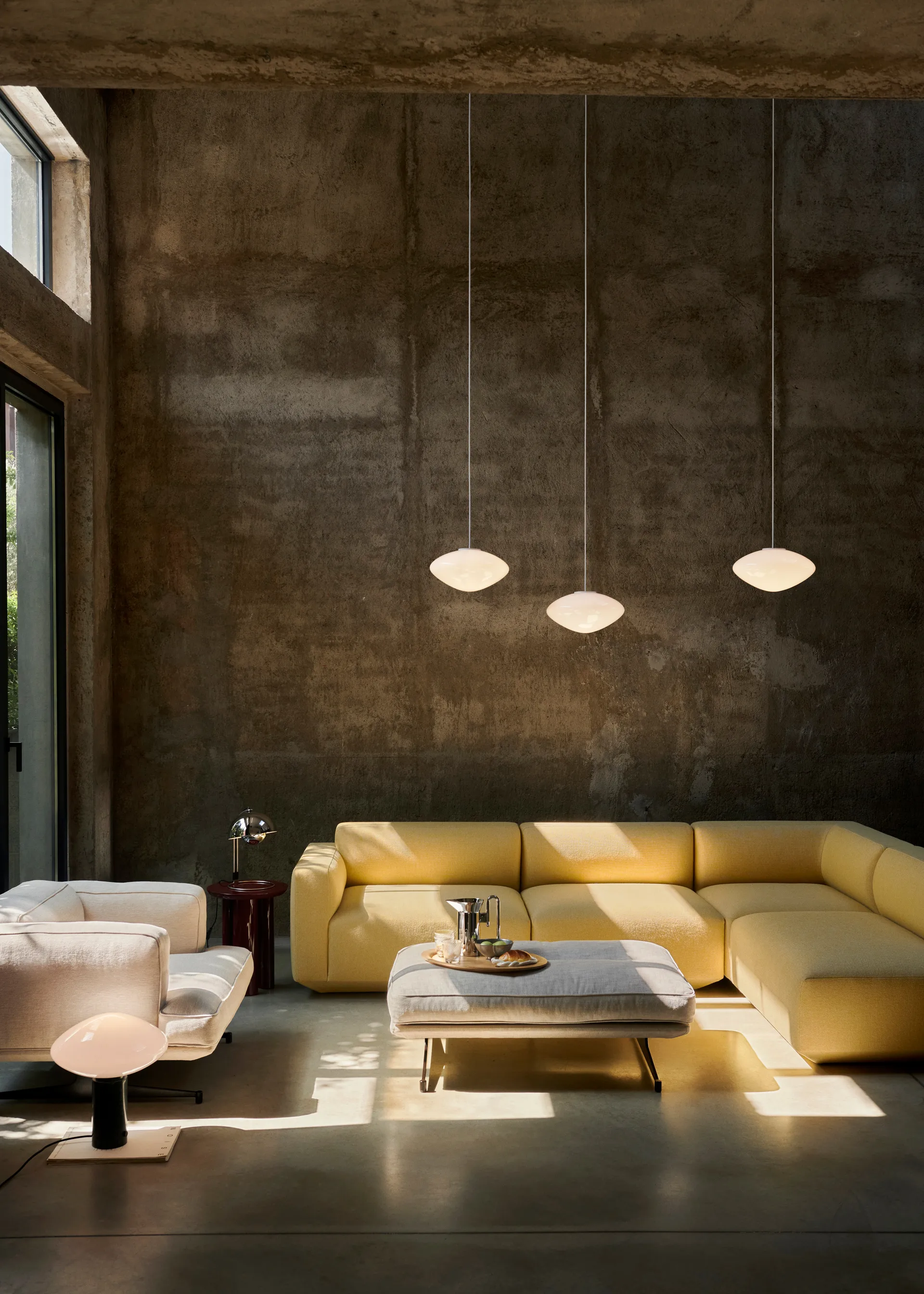 Mist AP15 Suspension Ø25 cm, Matt White, Glass &Tradition