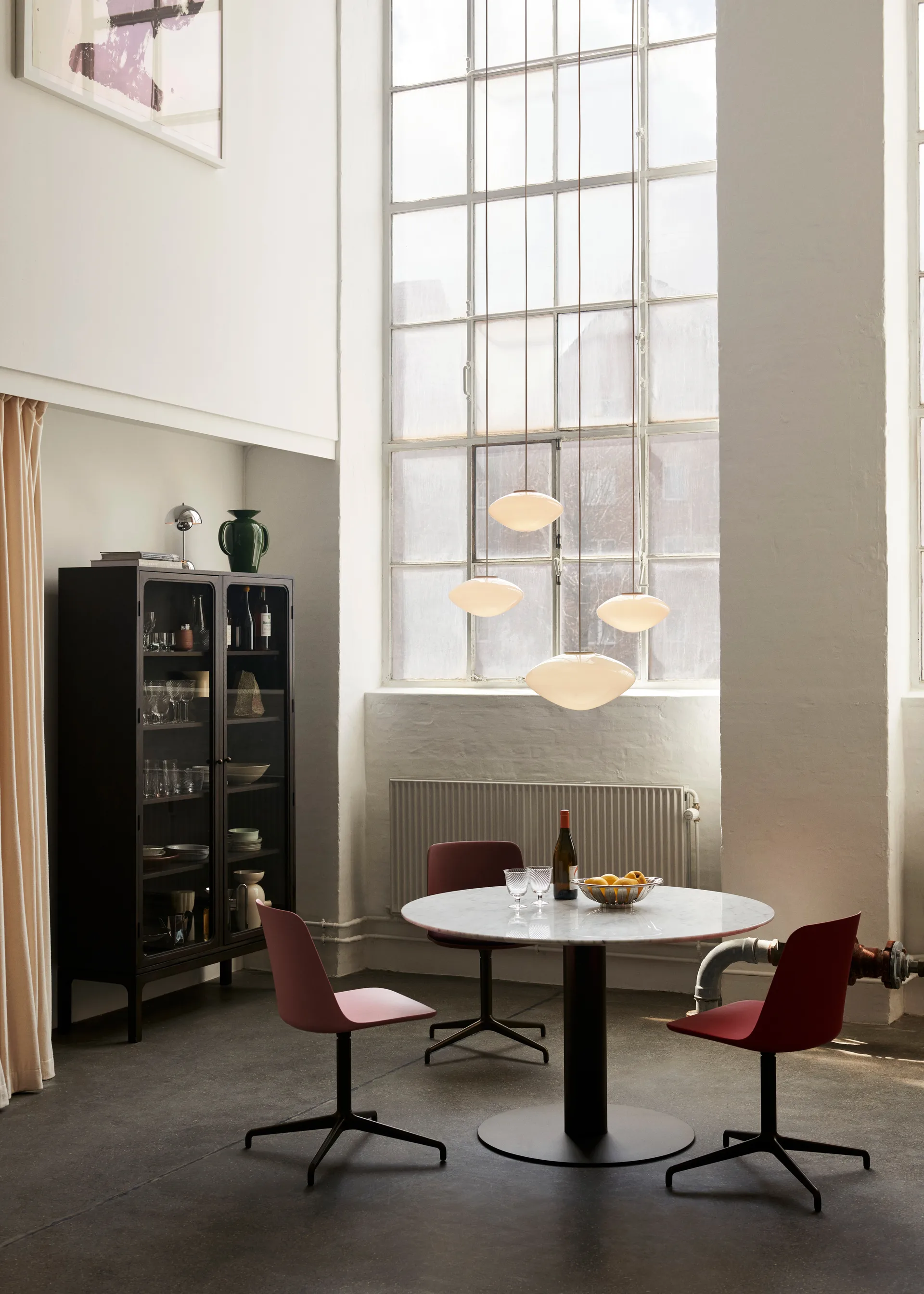 Mist AP16 Suspension Ø37 cm, Matt White, Glass &Tradition