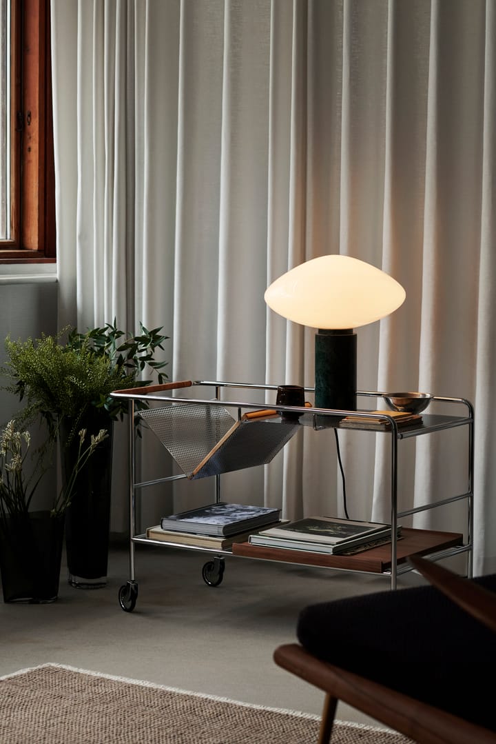Mist AP17 Lampe à poser Ø37 cm, Matt White & Guatemala Verde &Tradition