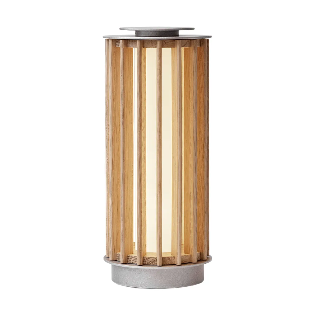 Numbra TY3 lampe de table portable, Chêne laqué-aluminium grenaillé &Tradition