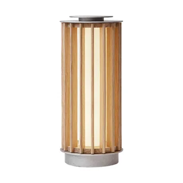 Numbra TY3 lampe de table portable - Chêne laqué-aluminium grenaillé - &Tradition