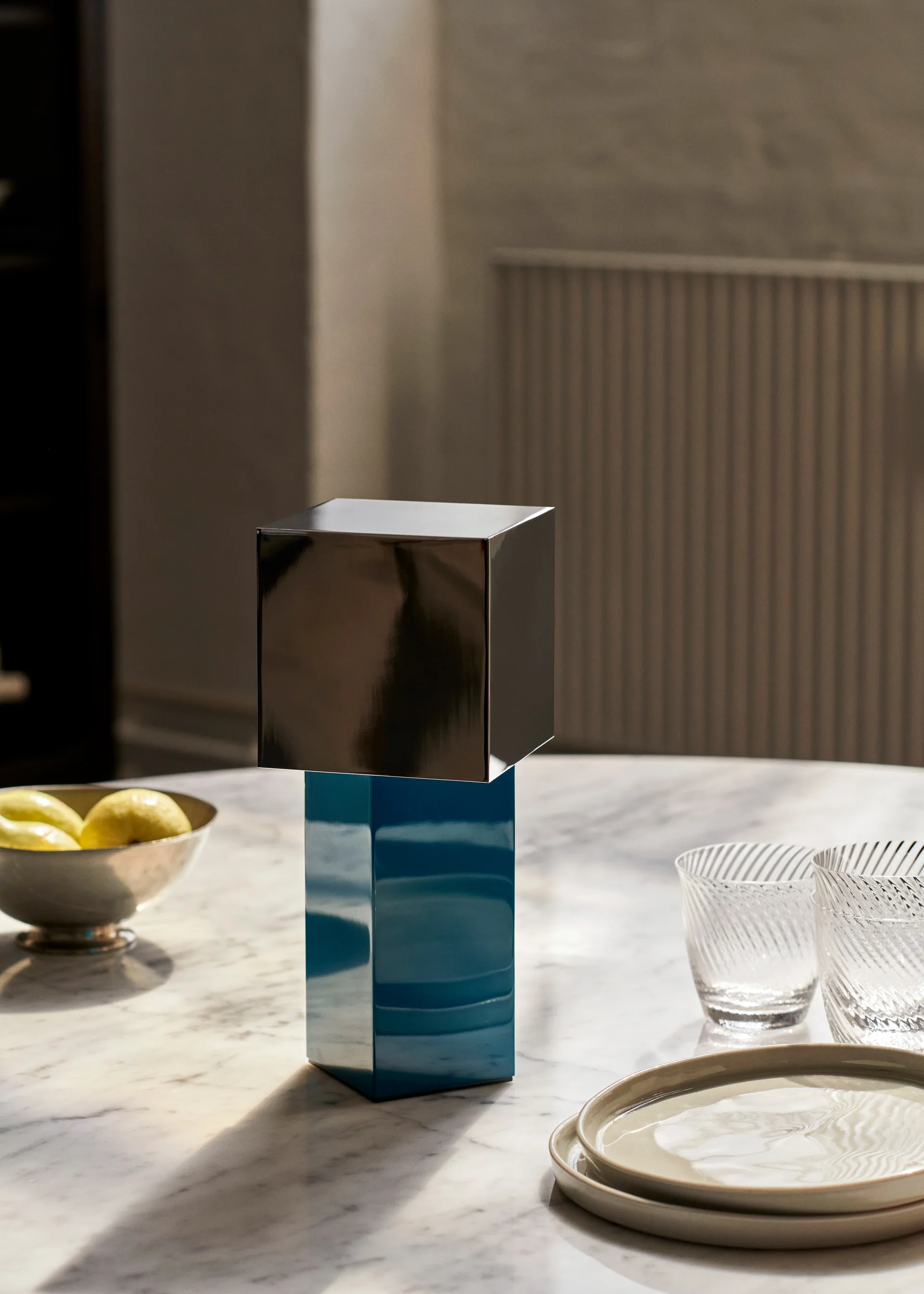 Pivot ATD7 Lampe portable, Blue silver &Tradition