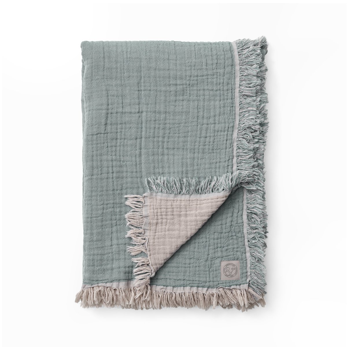 &Tradition Plaid en laine Collect SC33 260x260 cm Cloud & Sage