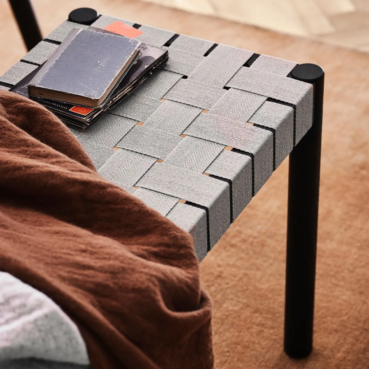 Plaid en laine Collect SC34 130 x 180 cm, Cloud & Amber &Tradition