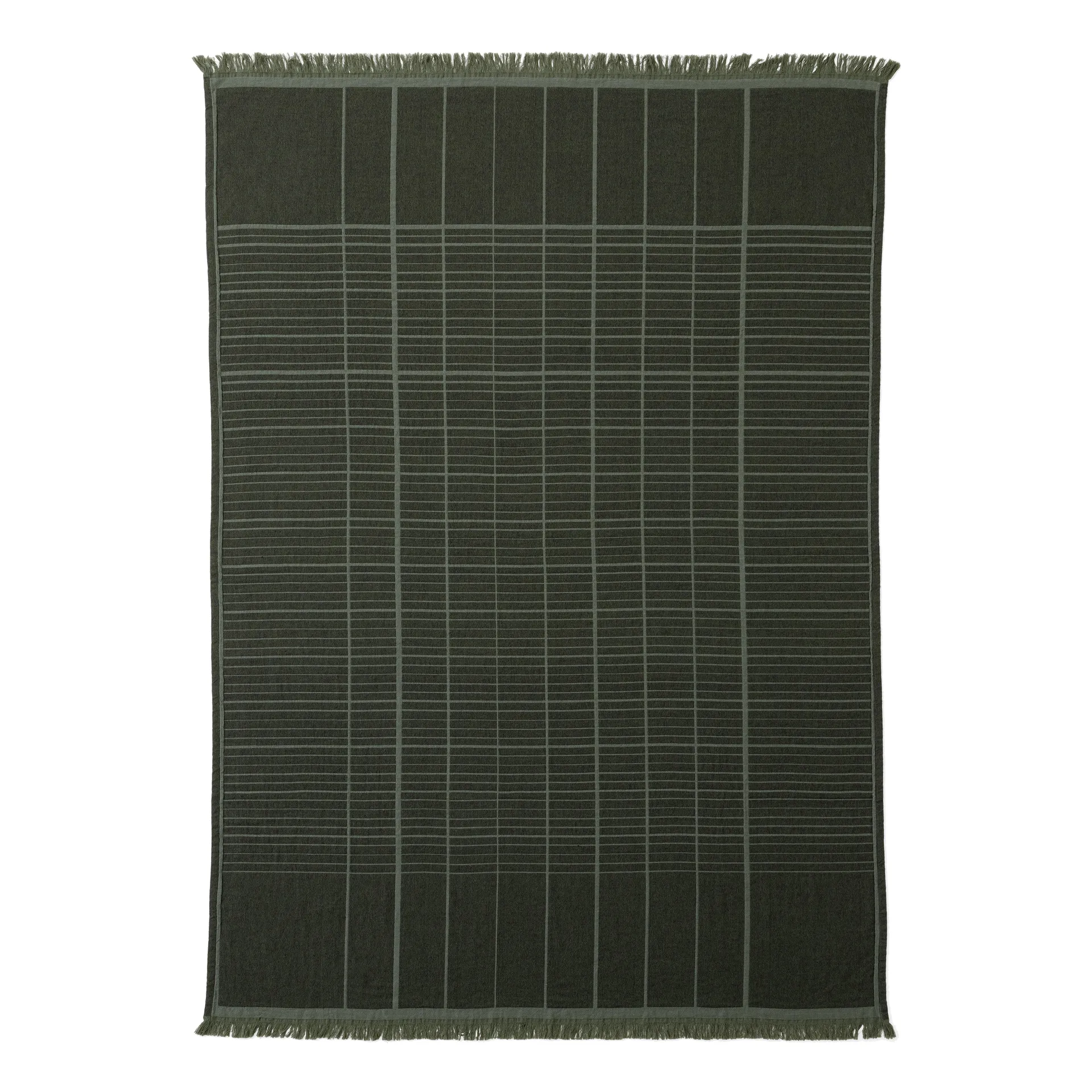 Plaid Untitled AP10 150x210 cm, Dark green &Tradition