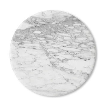 Plateau Wire Stool VP11 Ø38 cm - Bianco Carrara marbre - &Tradition
