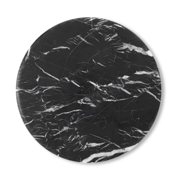 Plateau Wire Stool VP11 Ø38 cm - Nero Marquina marbre - &Tradition