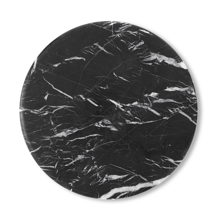 Plateau Wire Stool VP11 Ø38 cm - Nero Marquina marbre - &Tradition