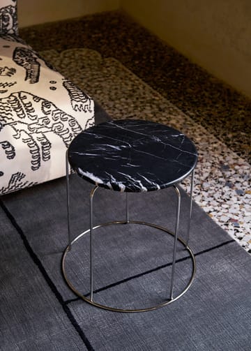 Plateau Wire Stool VP11 Ø38 cm - Nero Marquina marbre - &Tradition
