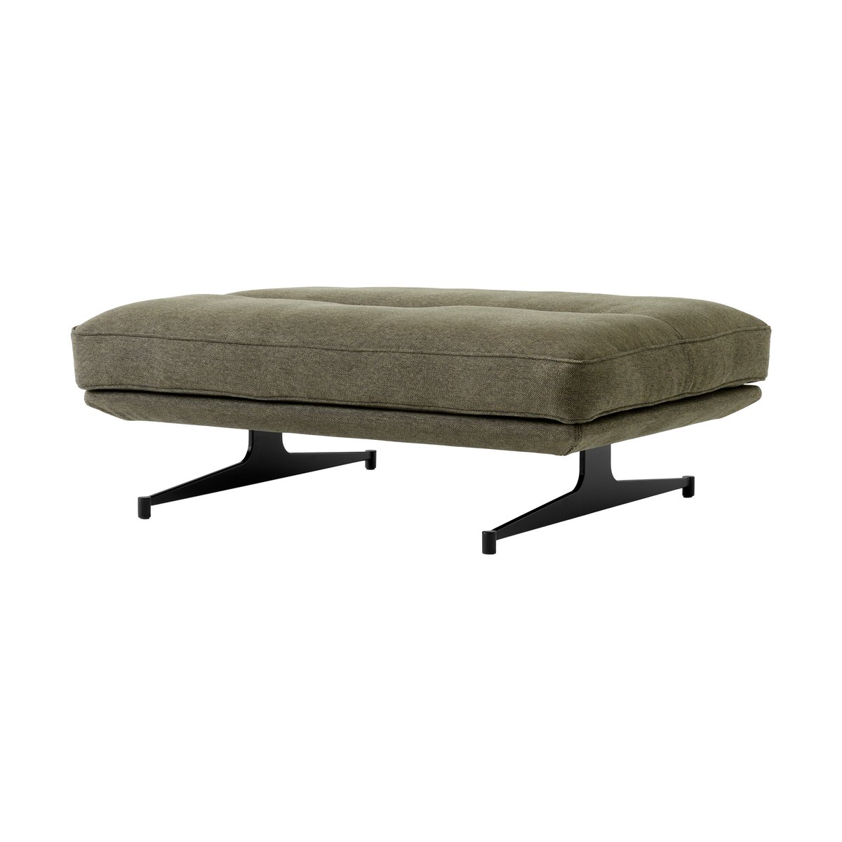&Tradition Pouf Inland AV32 78x113 cm Argile 0014-noir chaud