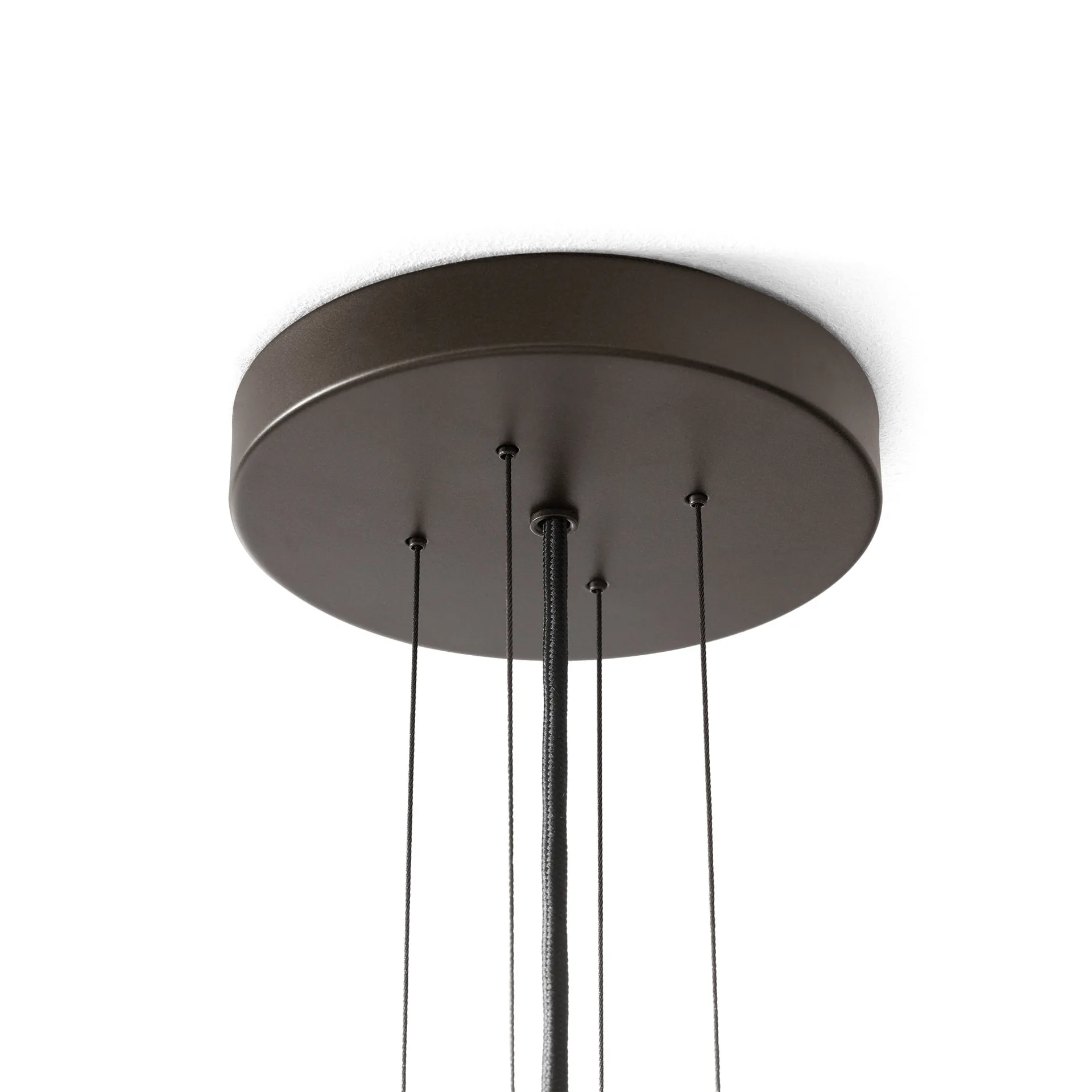 Suspension Bella chandelier, SC114, Bronzed & Soft Canvas, Ø47,2 cm &Tradition
