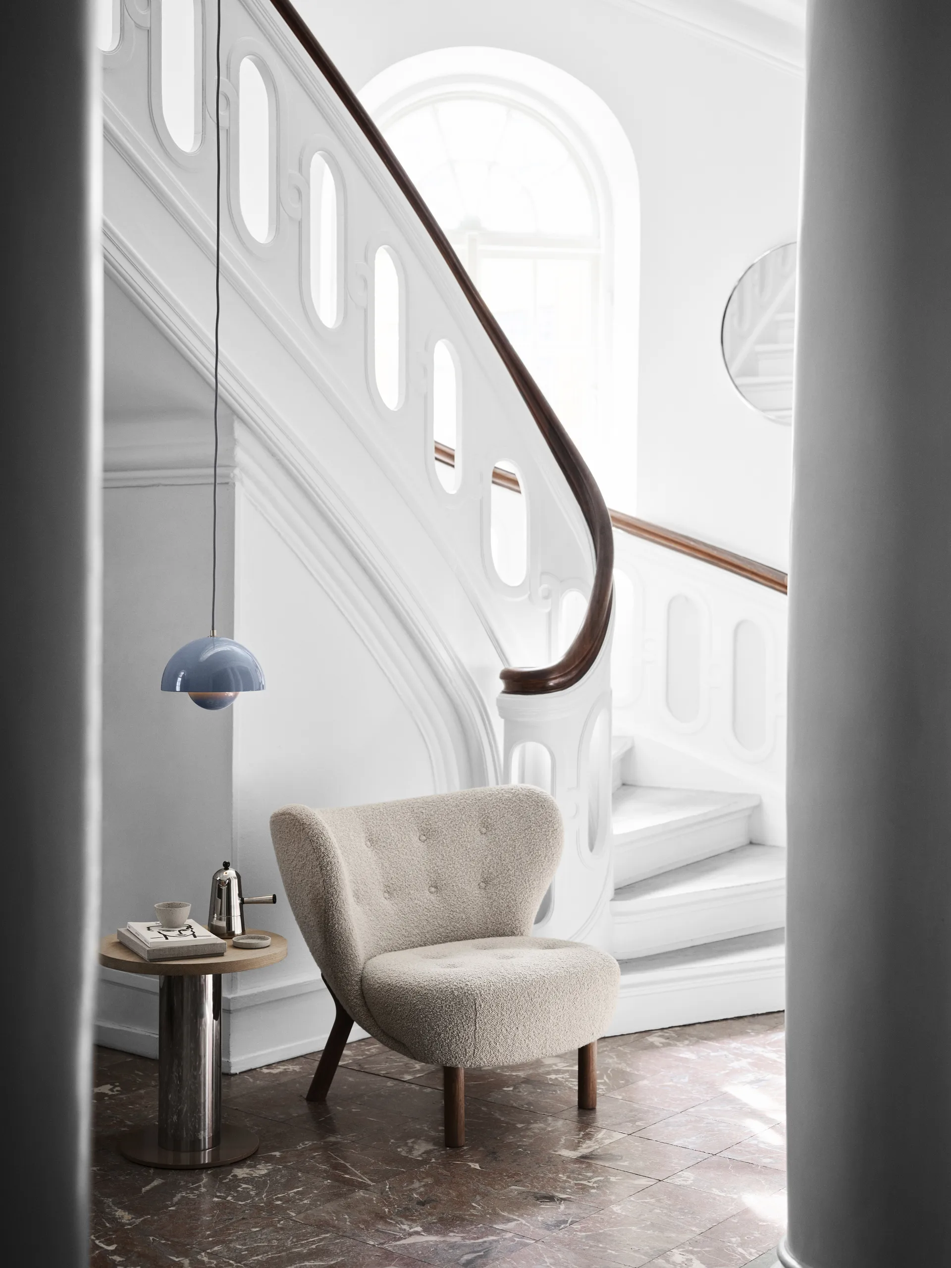 Suspension Flowerpot VP1, Bleu clair &Tradition