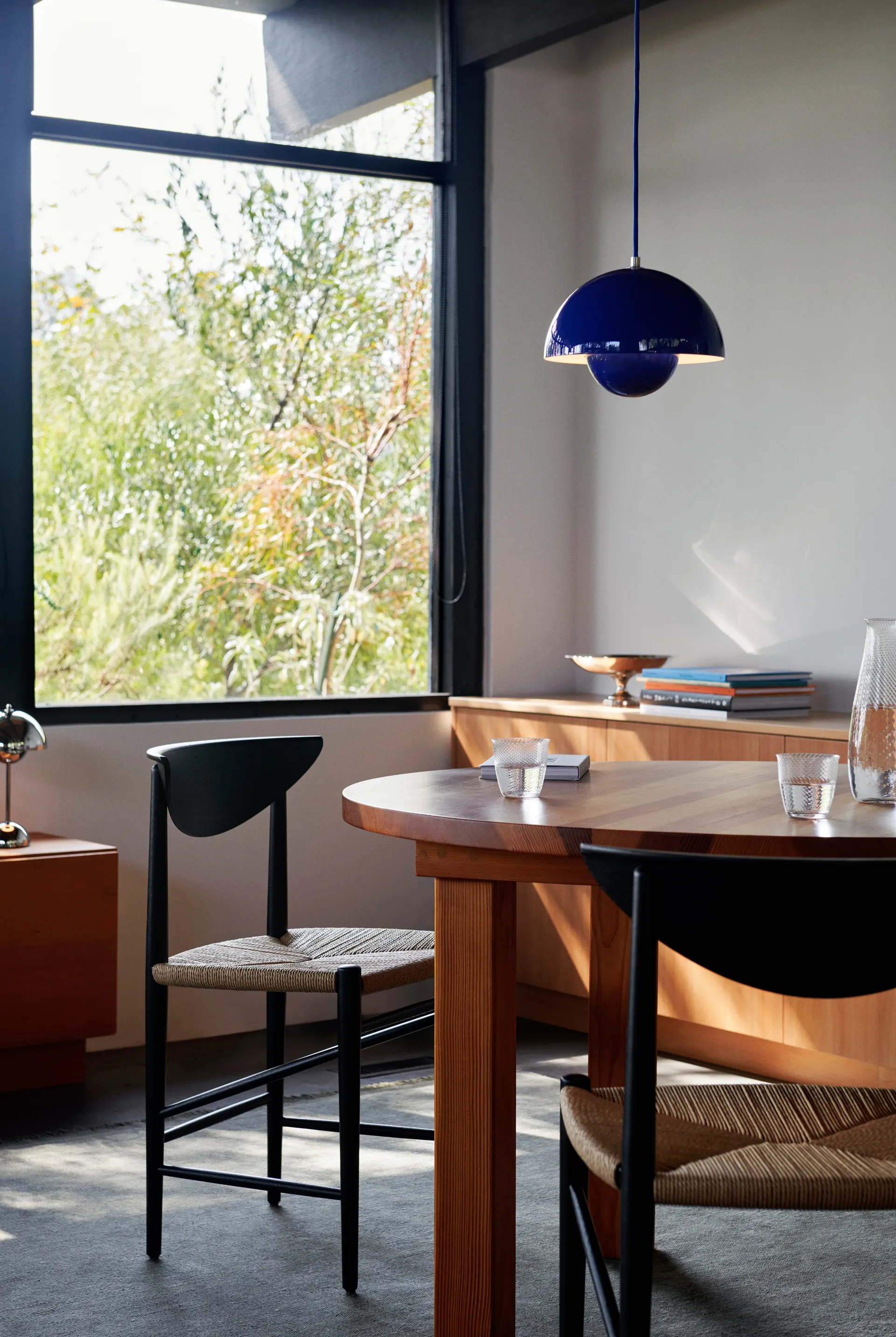 Suspension Flowerpot VP1, Cobalt blue &Tradition