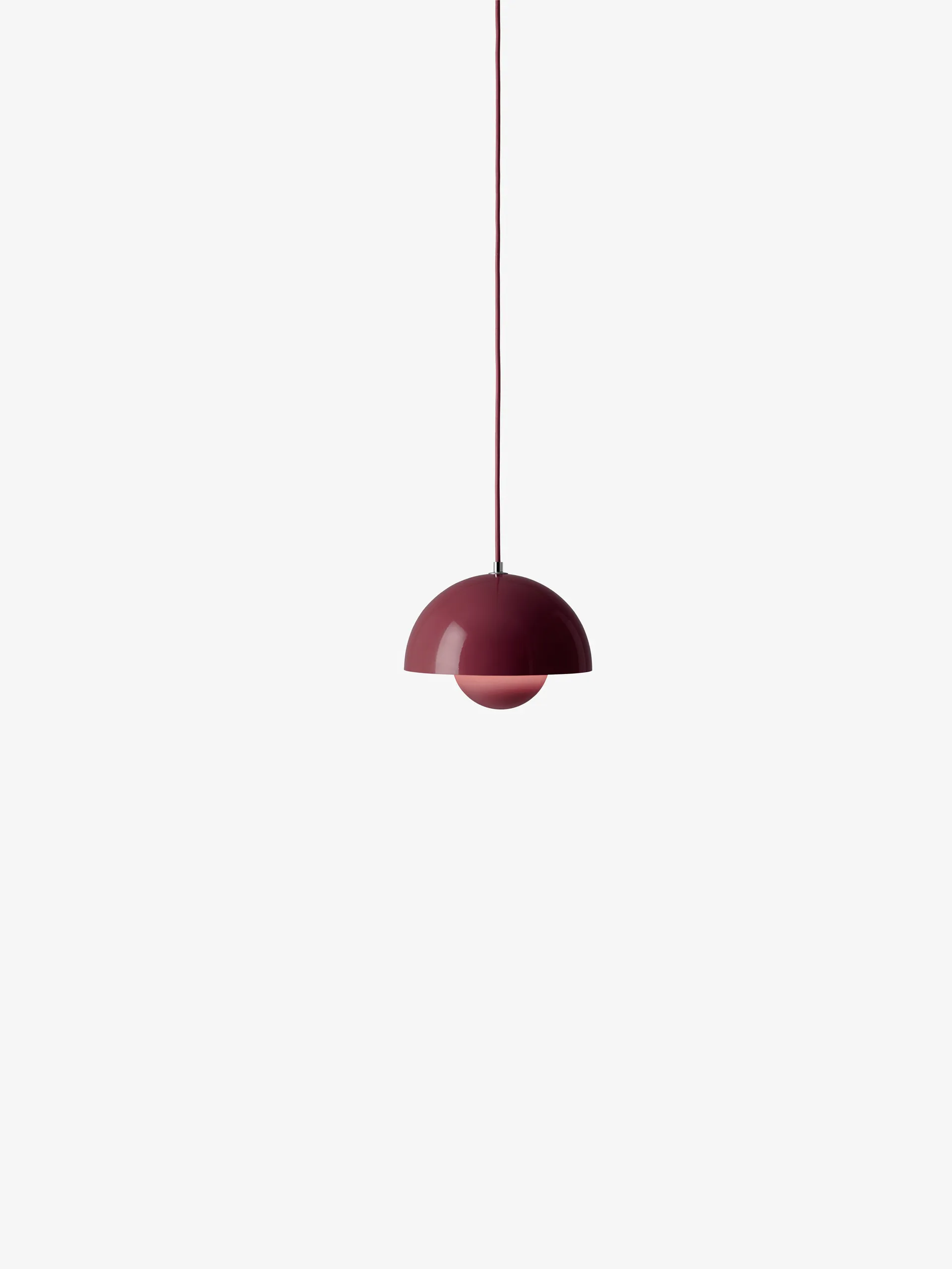 Suspension Flowerpot VP1, Dark plum &Tradition