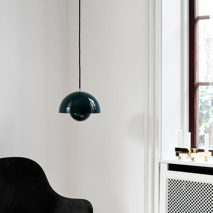 Suspension Flowerpot VP1, Vert foncé &Tradition