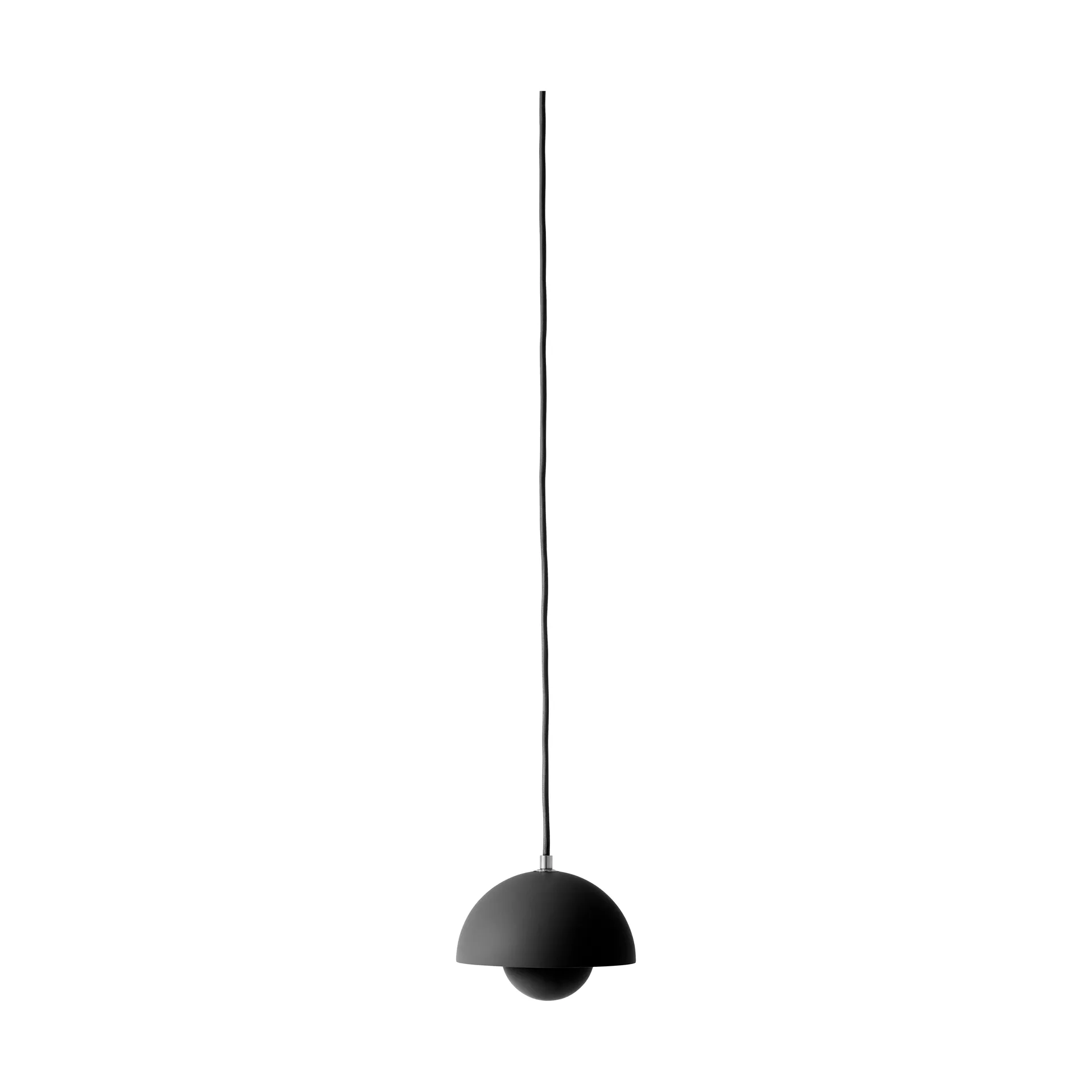 Suspension Flowerpot VP10, Matt black &Tradition