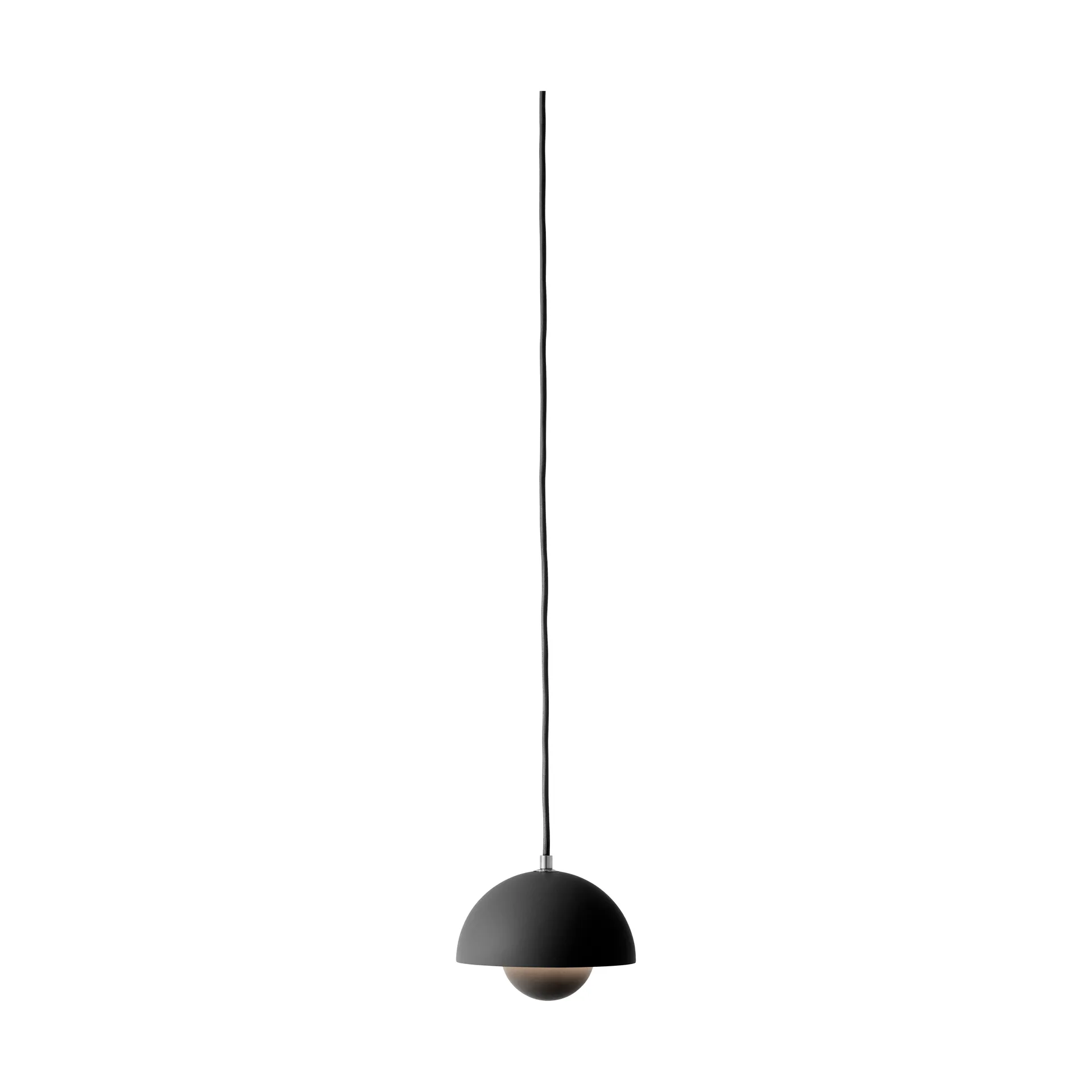 Suspension Flowerpot VP10, Matt black &Tradition