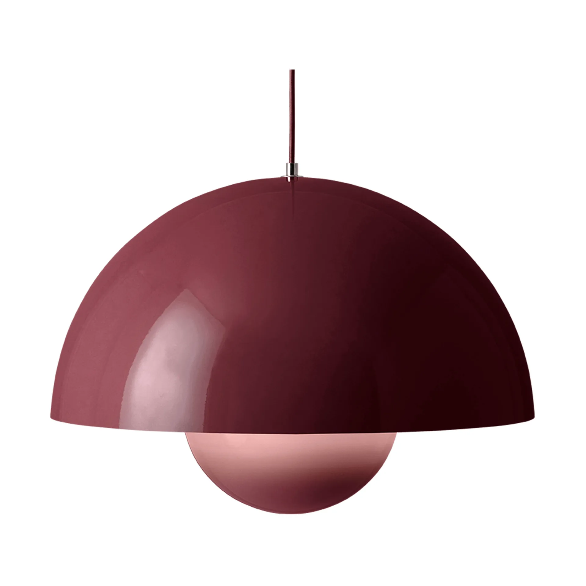 Suspension Flowerpot VP2, Dark plum &Tradition