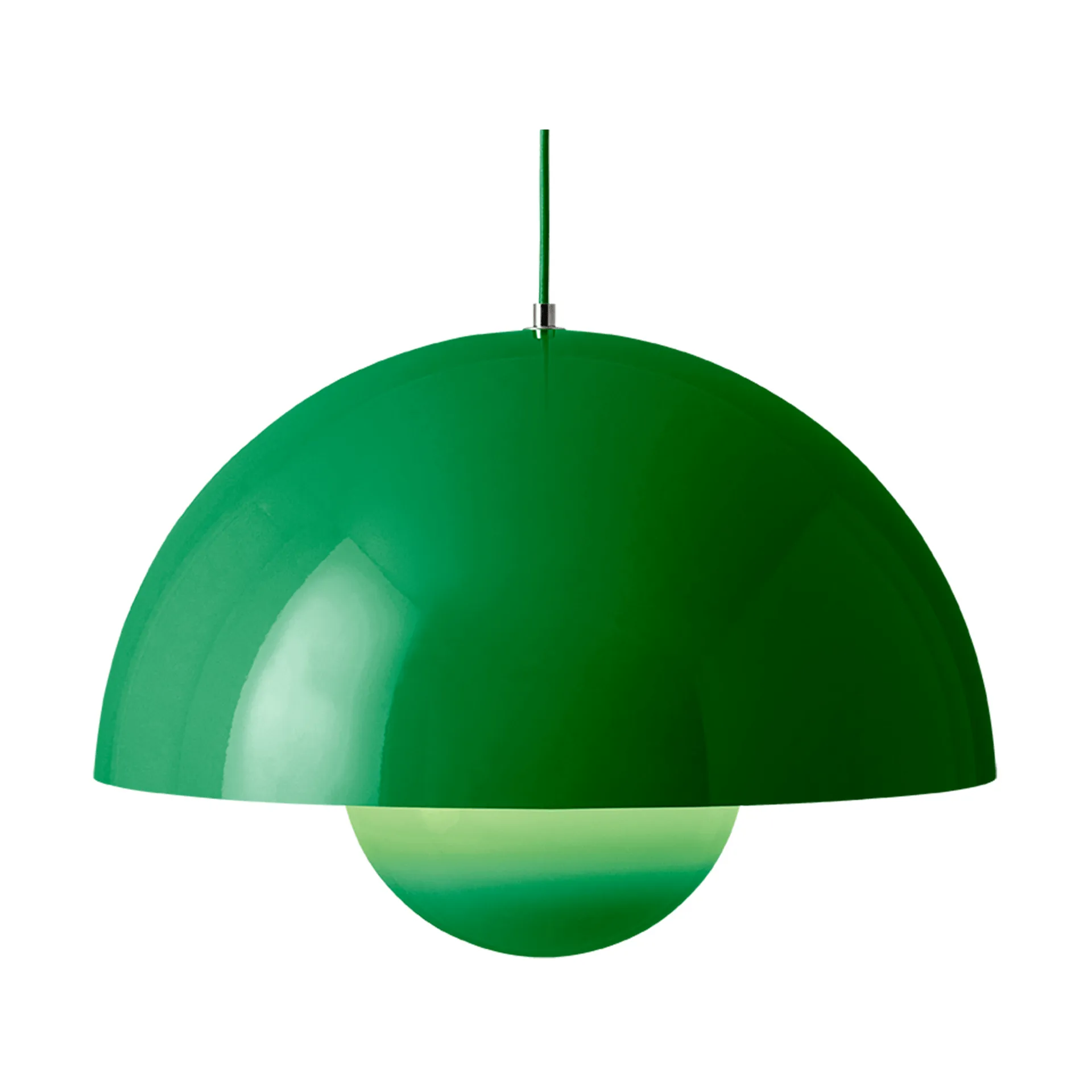 Suspension Flowerpot VP2, Signal green &Tradition